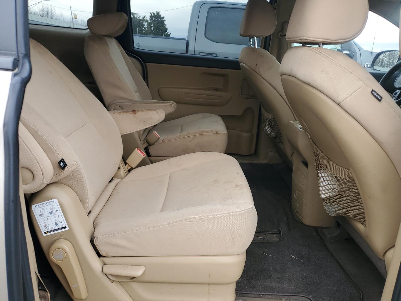 2015 Kia Sedona Lx Коричневый vin: KNDMB5C18F6021312