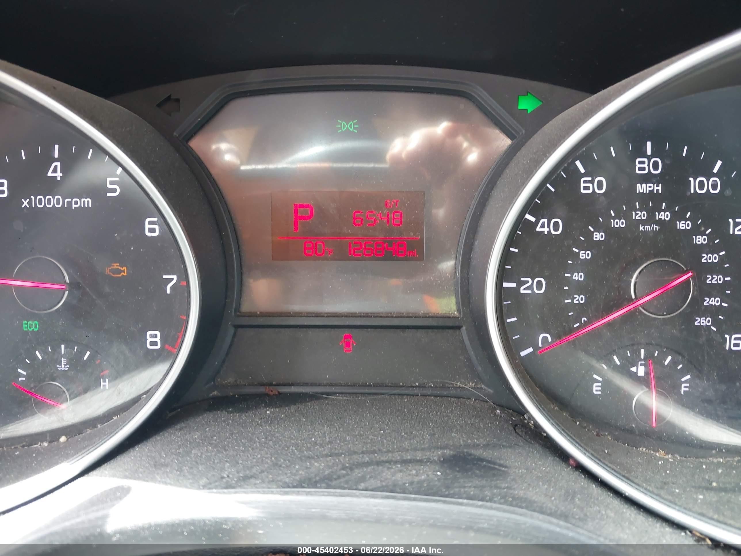 2015 Kia Sedona Lx Maroon vin: KNDMB5C18F6024159