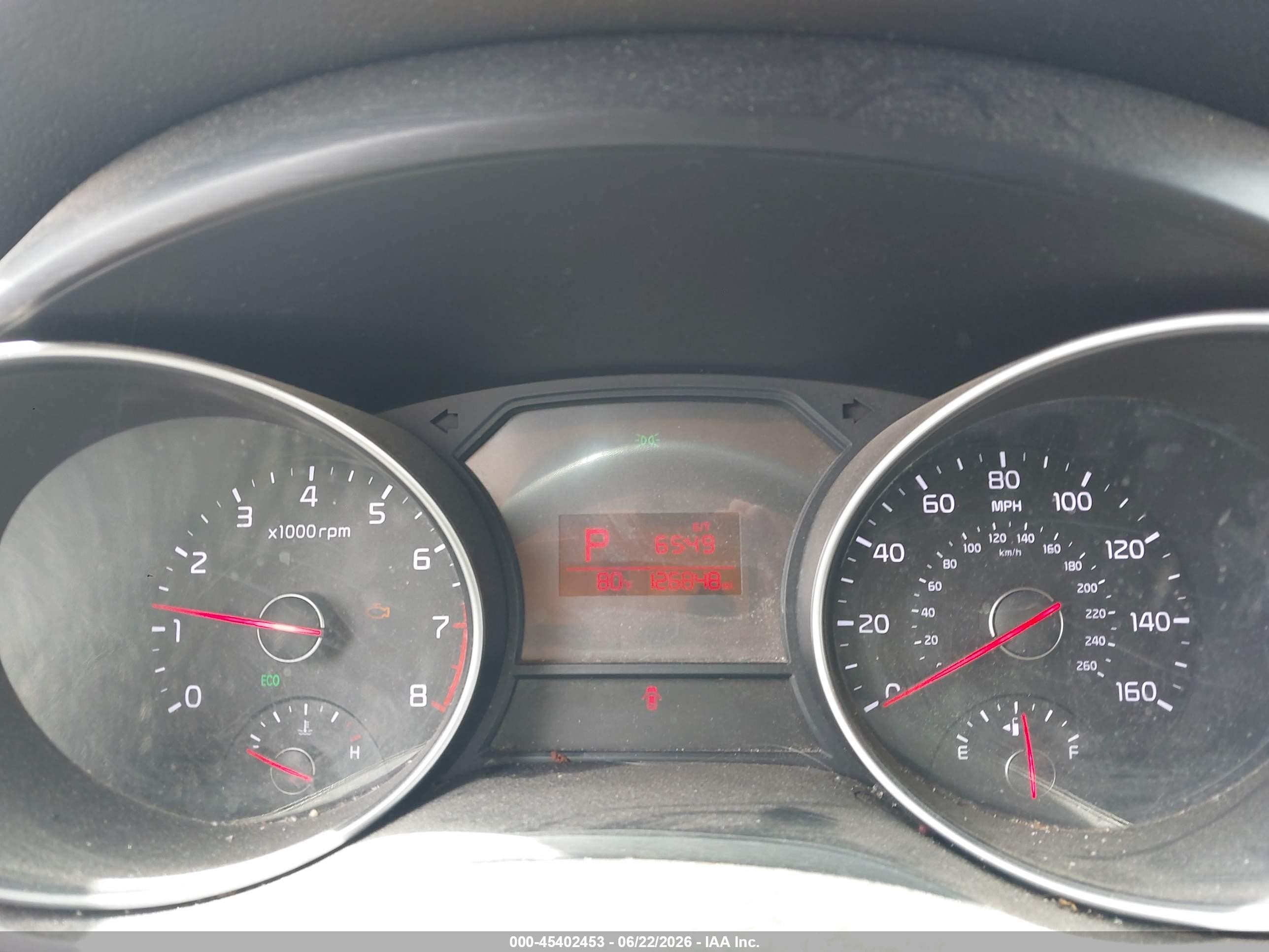 2015 Kia Sedona Lx Maroon vin: KNDMB5C18F6024159