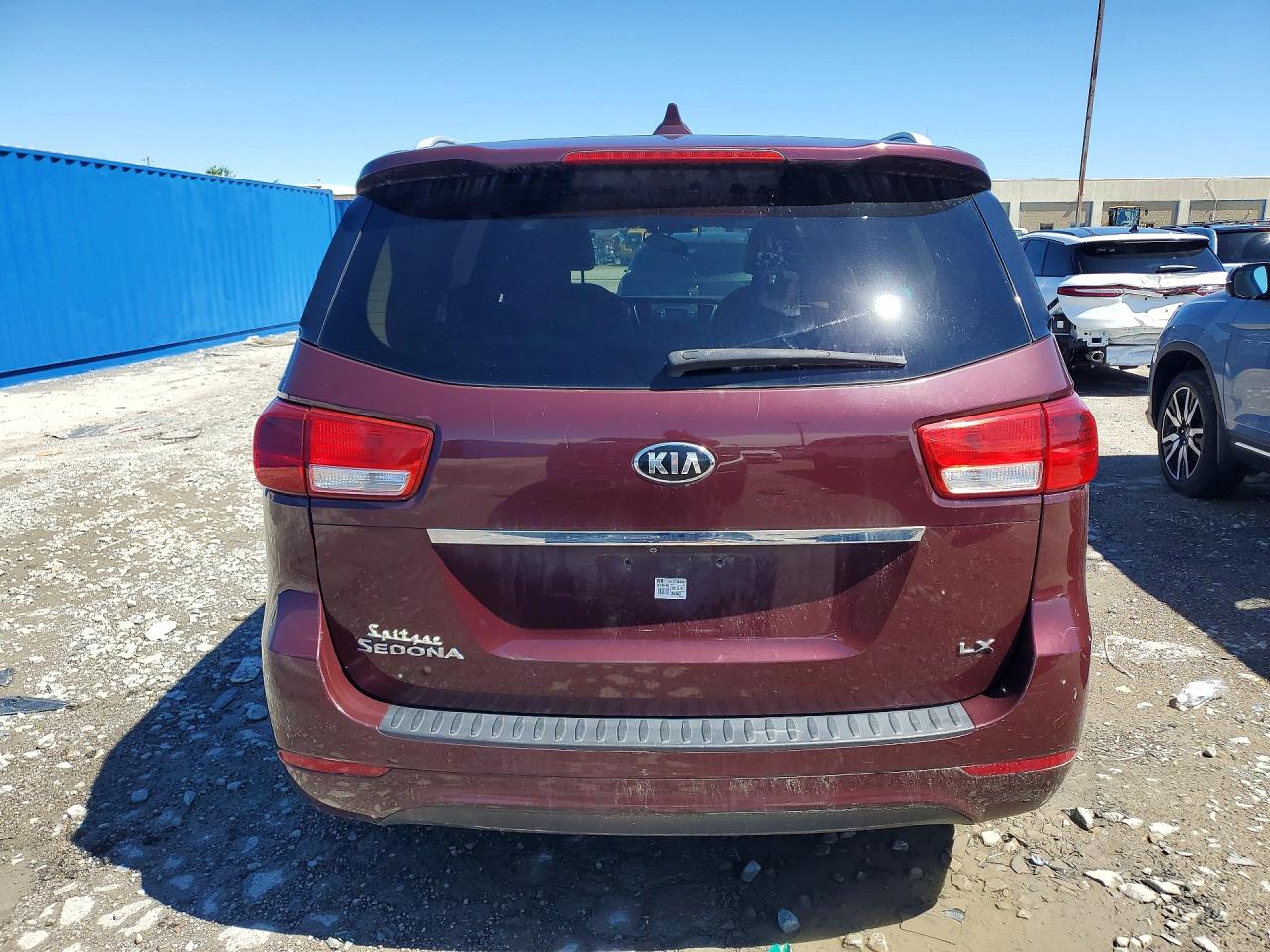 2015 Kia Sedona Lx Коричневый vin: KNDMB5C18F6043083