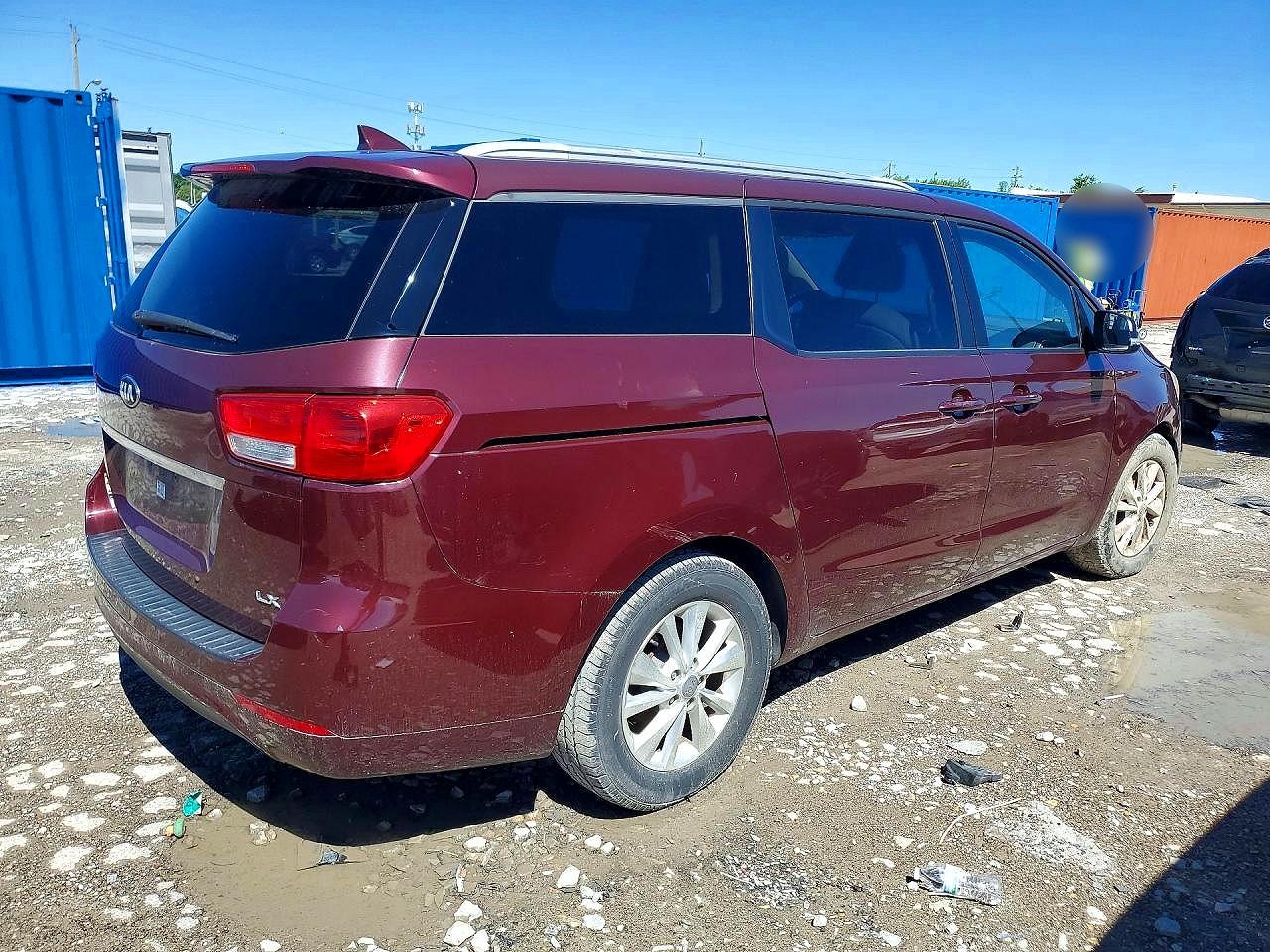 2015 Kia Sedona Lx Коричневый vin: KNDMB5C18F6043083