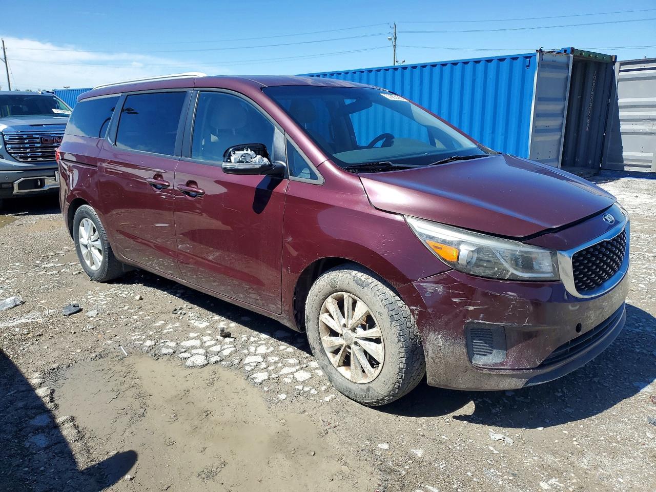 2015 Kia Sedona Lx Коричневый vin: KNDMB5C18F6043083