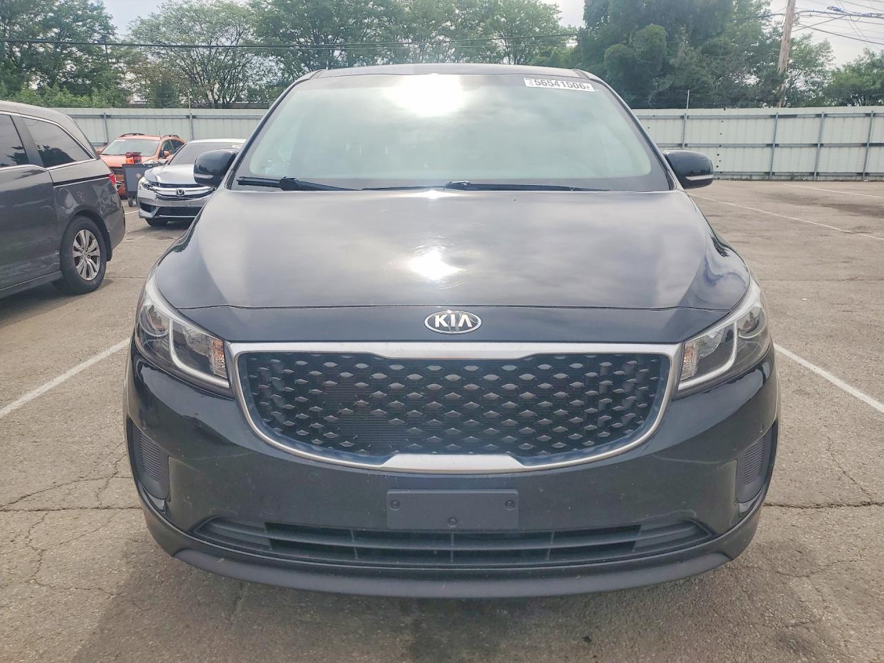 2016 Kia Sedona Lx Black vin: KNDMB5C18G6213489