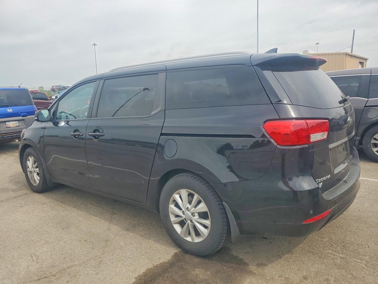 2016 Kia Sedona Lx Black vin: KNDMB5C18G6213489