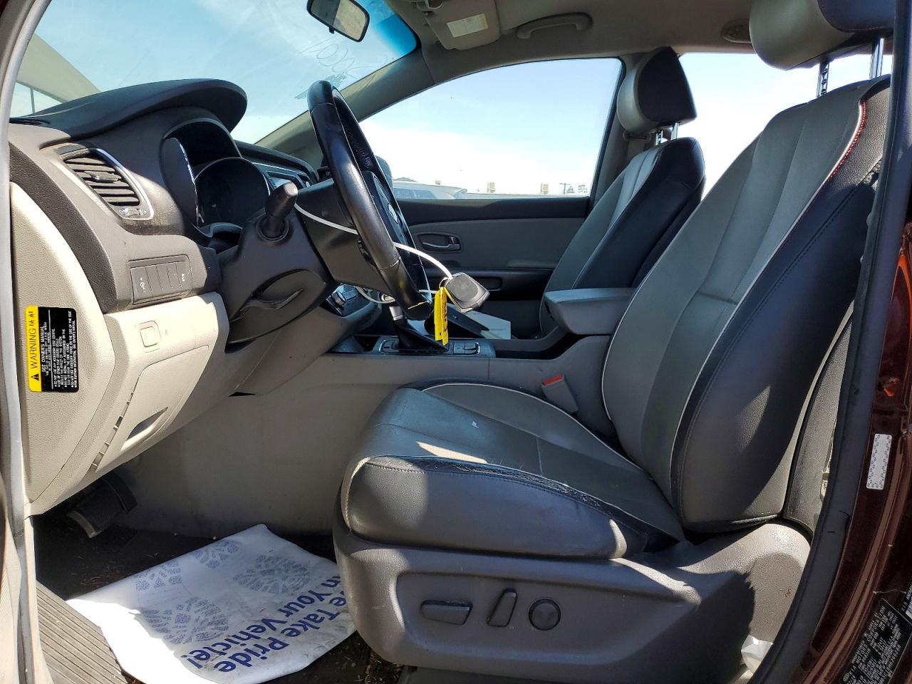 2017 Kia Sedona Lx Burgundy vin: KNDMB5C18H6266288