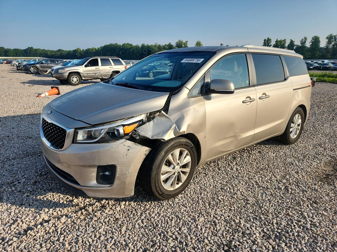 2015 Kia Sedona Lx Gold vin: KNDMB5C19F6043948