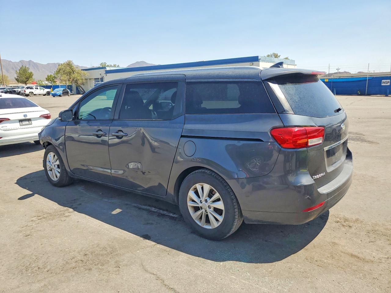 2015 Kia Sedona Lx Gray vin: KNDMB5C19F6062645