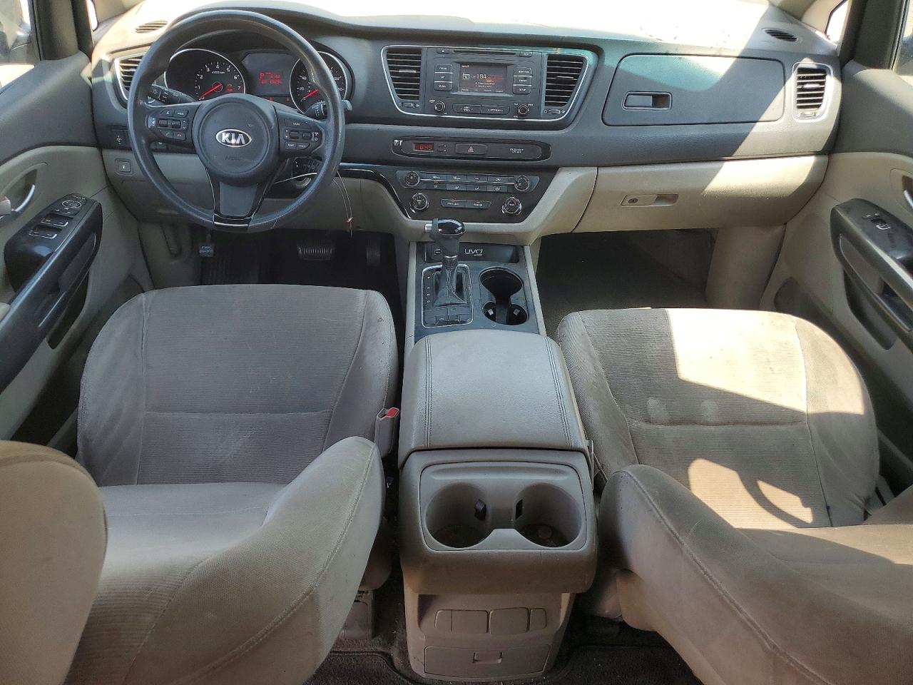 2015 Kia Sedona Lx Gray vin: KNDMB5C19F6062645