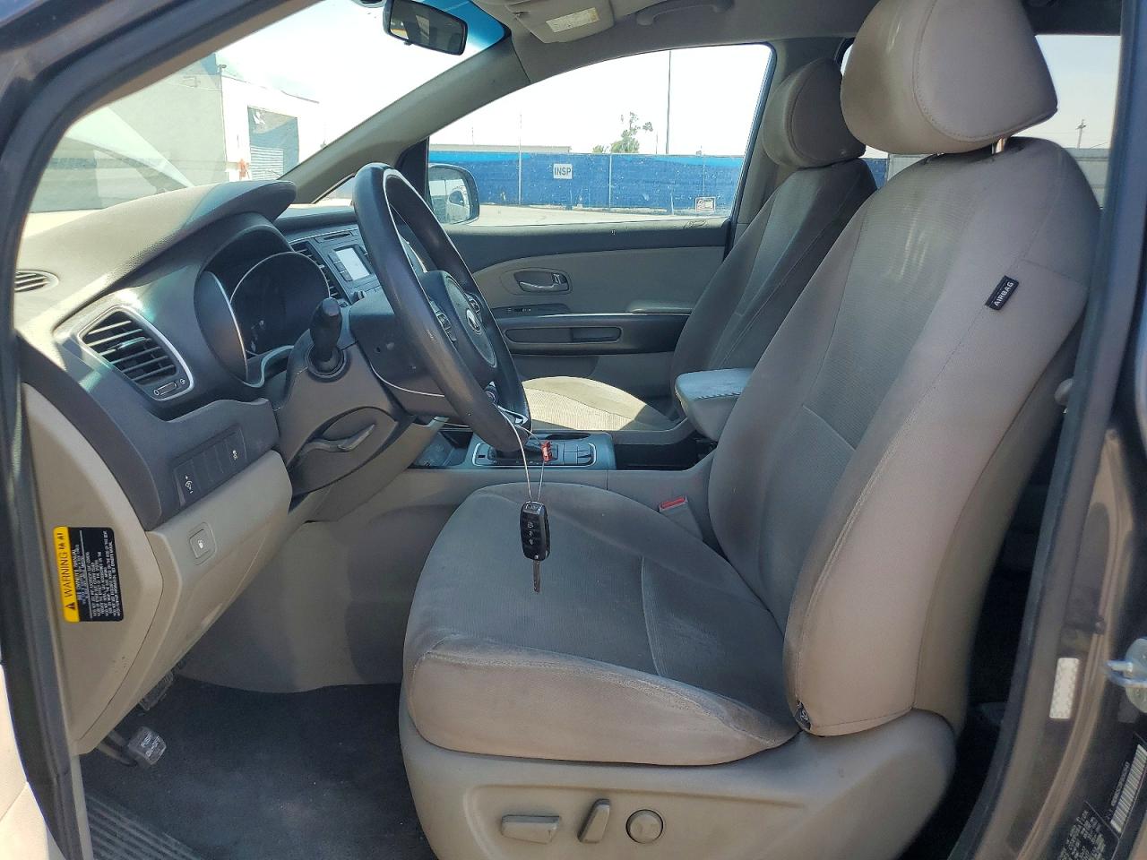 2015 Kia Sedona Lx Gray vin: KNDMB5C19F6062645