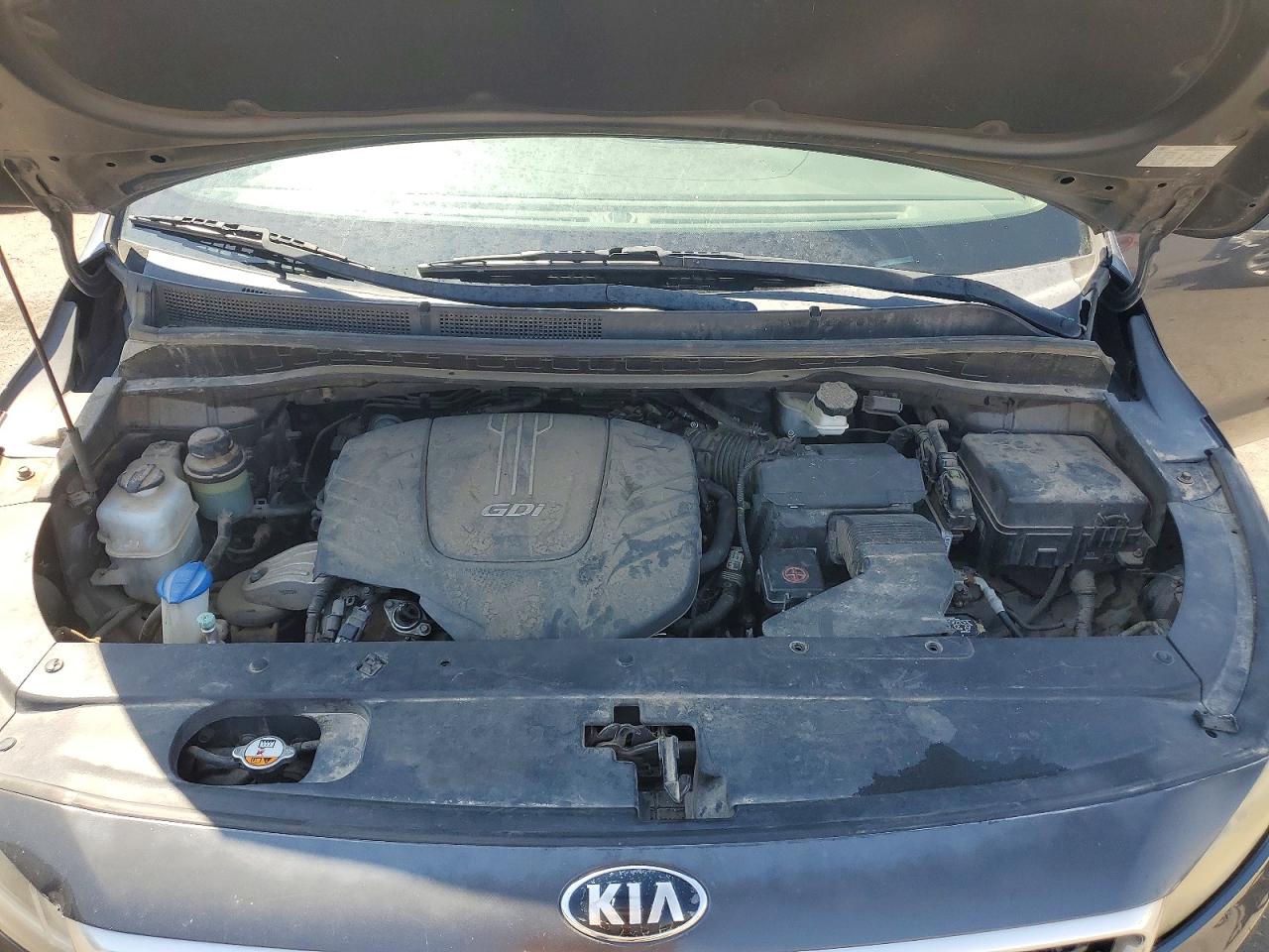 2015 Kia Sedona Lx Gray vin: KNDMB5C19F6062645