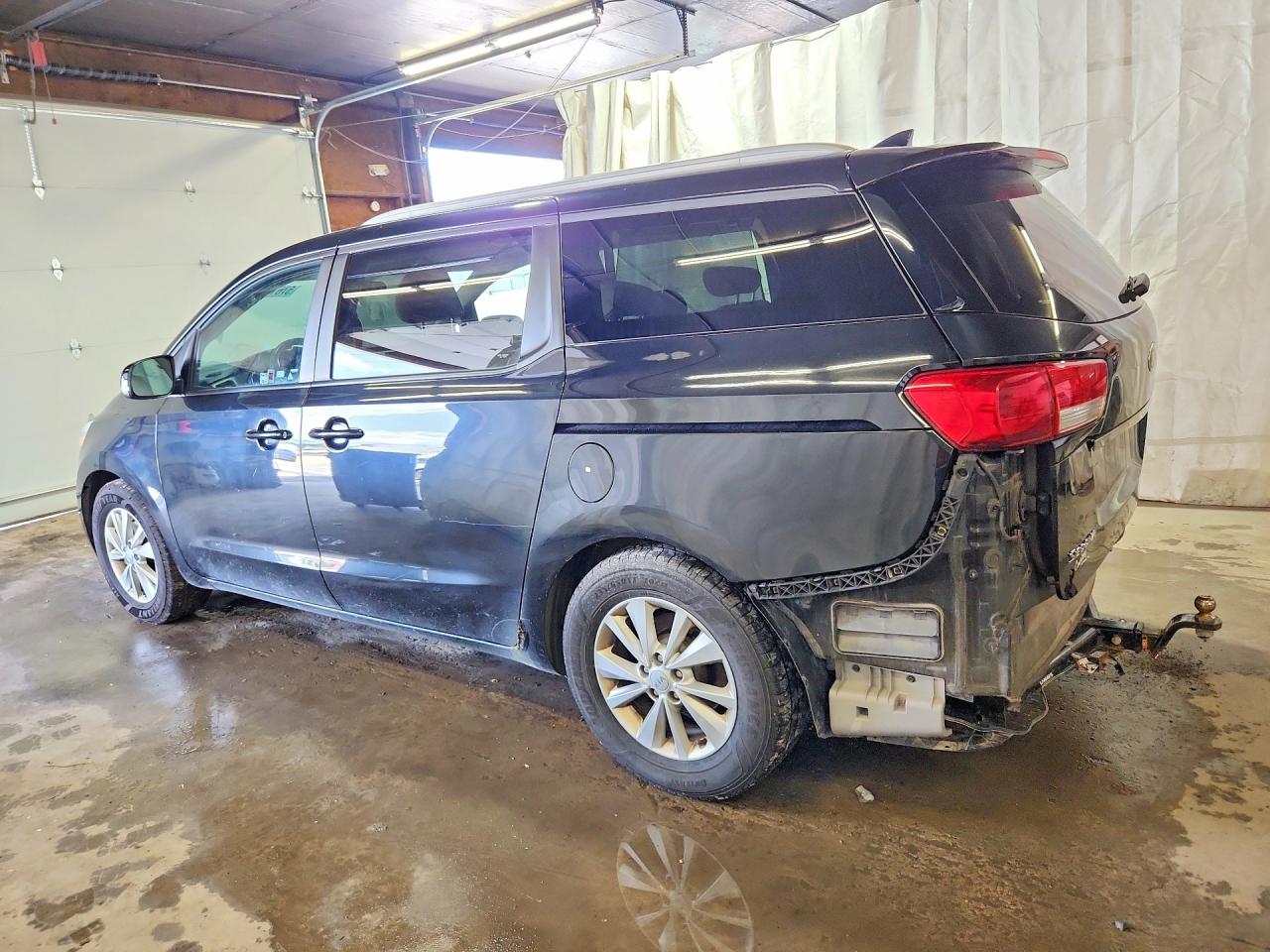 2015 Kia Sedona Lx Black vin: KNDMB5C19F6074942