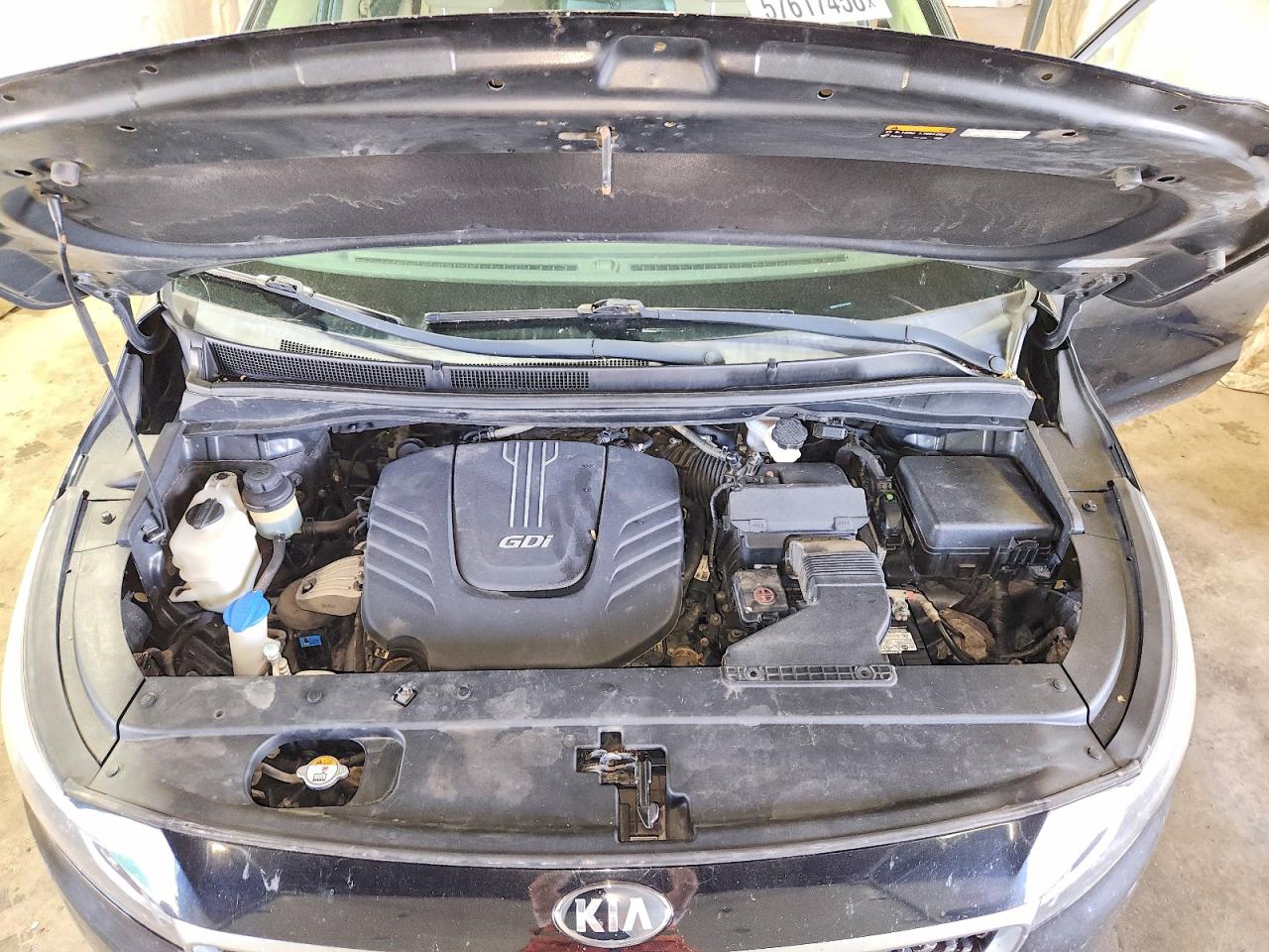 2015 Kia Sedona Lx Black vin: KNDMB5C19F6074942