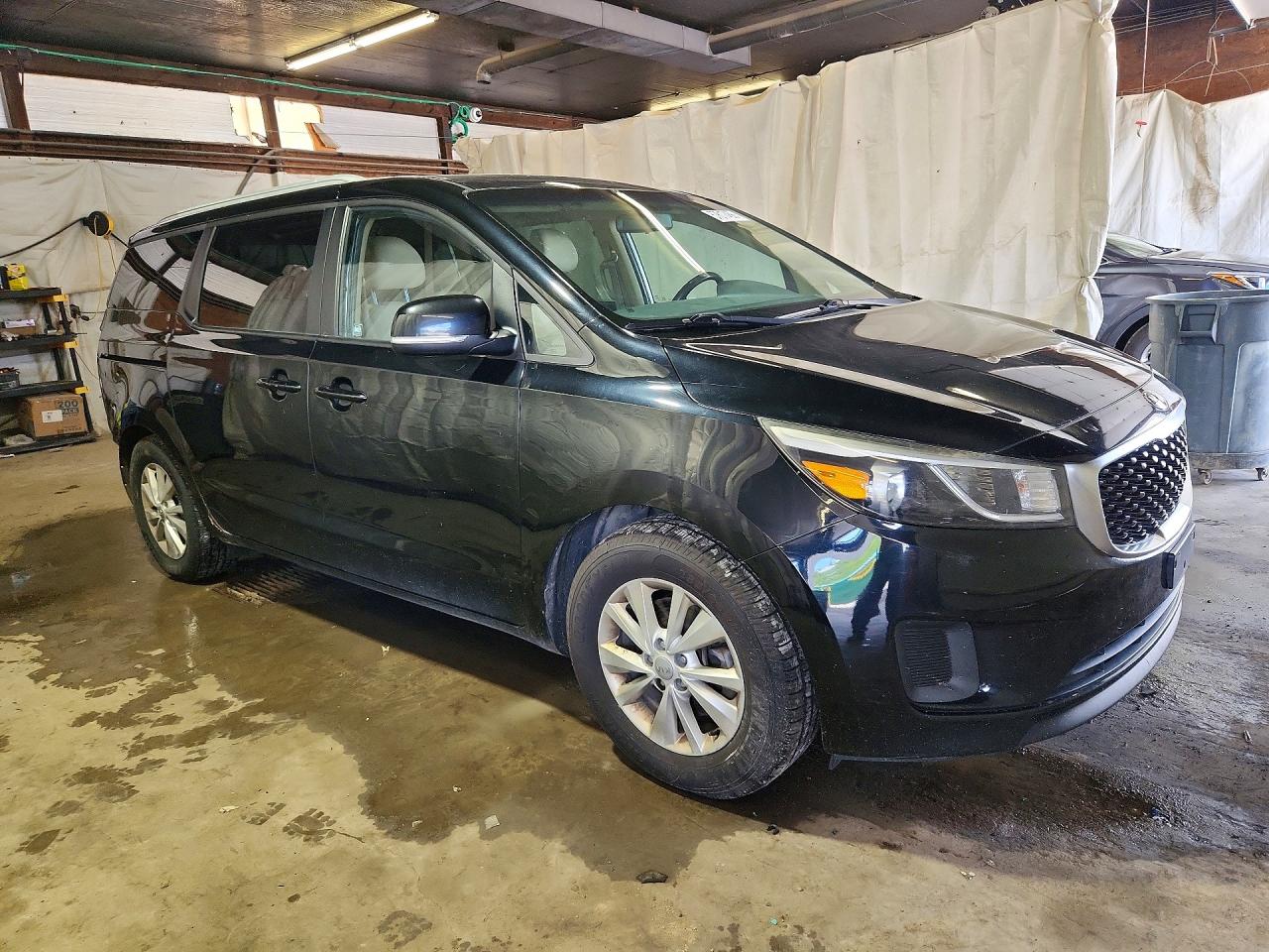 2015 Kia Sedona Lx Black vin: KNDMB5C19F6074942