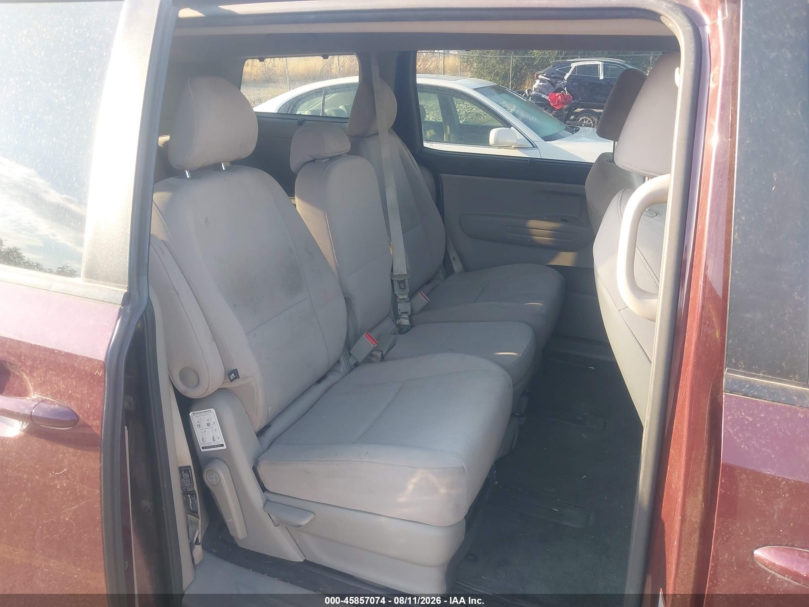 2015 Kia Sedona Lx Maroon vin: KNDMB5C1XF6038841