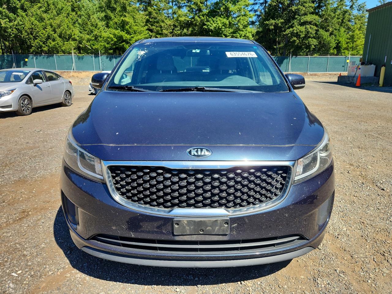 2015 Kia Sedona Lx Blue vin: KNDMB5C1XF6064338