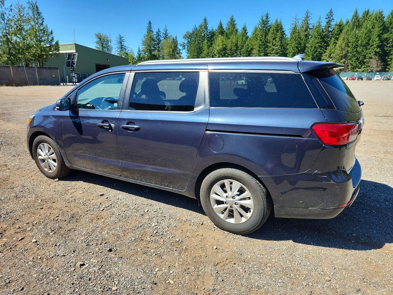 2015 Kia Sedona Lx Blue vin: KNDMB5C1XF6064338