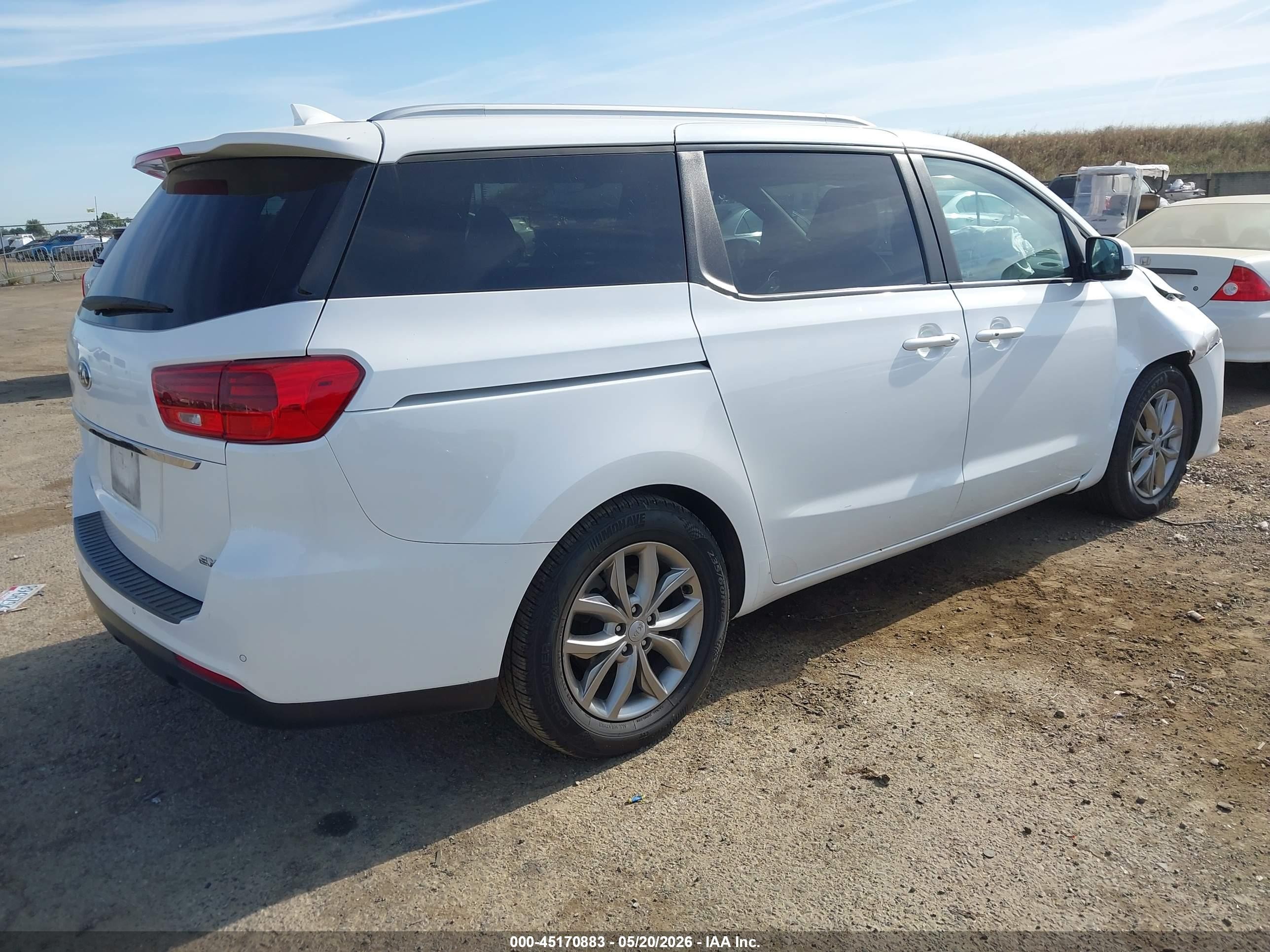 2021 Kia Sedona Ex Белый vin: KNDMB5C1XM6674639