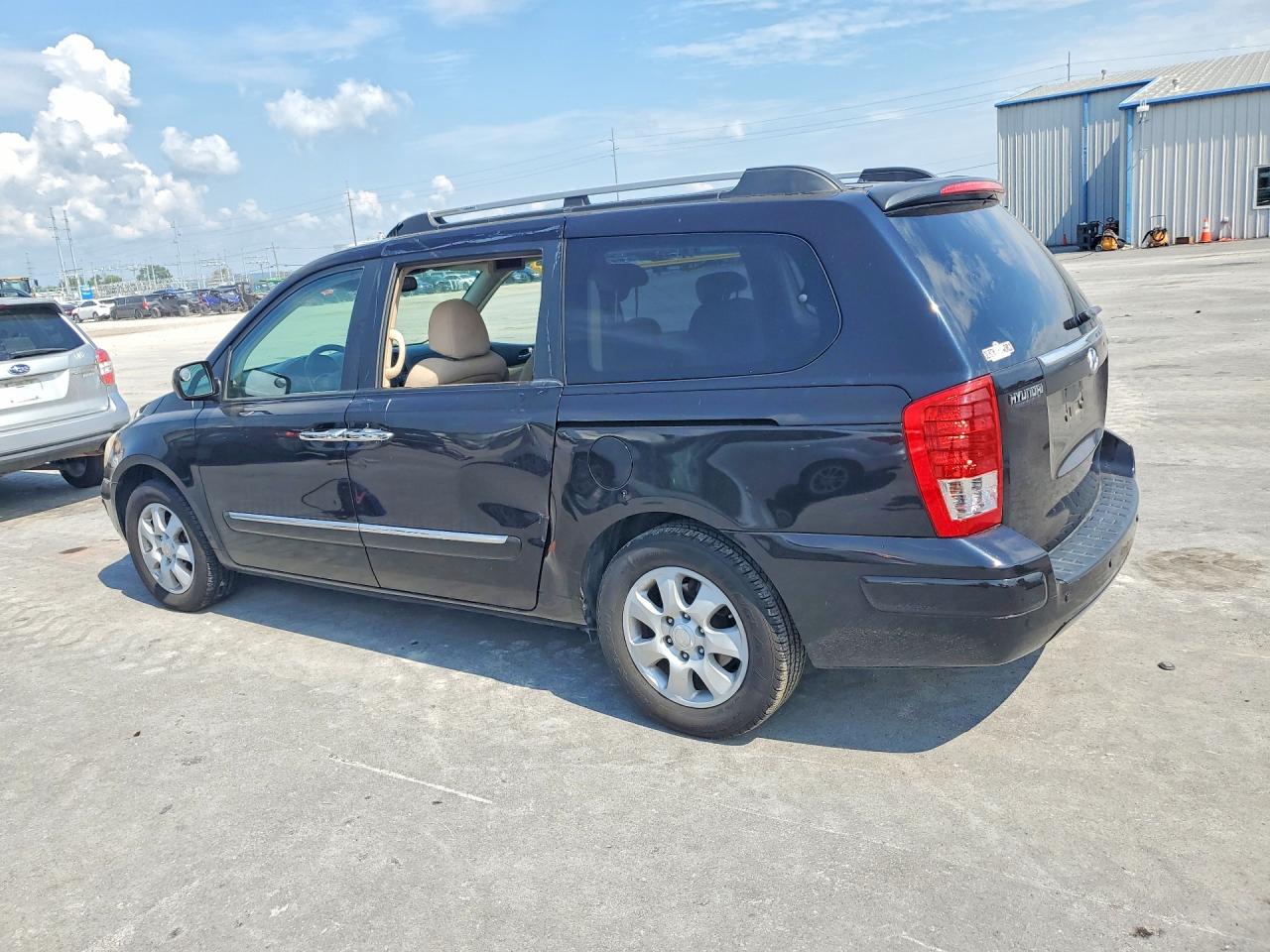 2007 Hyundai Entourage Gls Black vin: KNDMC233076012960