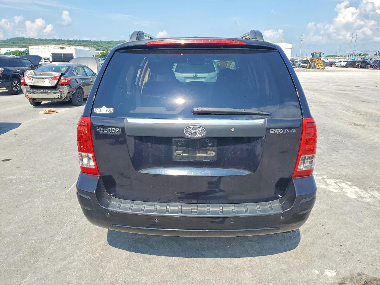 2007 Hyundai Entourage Gls Black vin: KNDMC233076012960