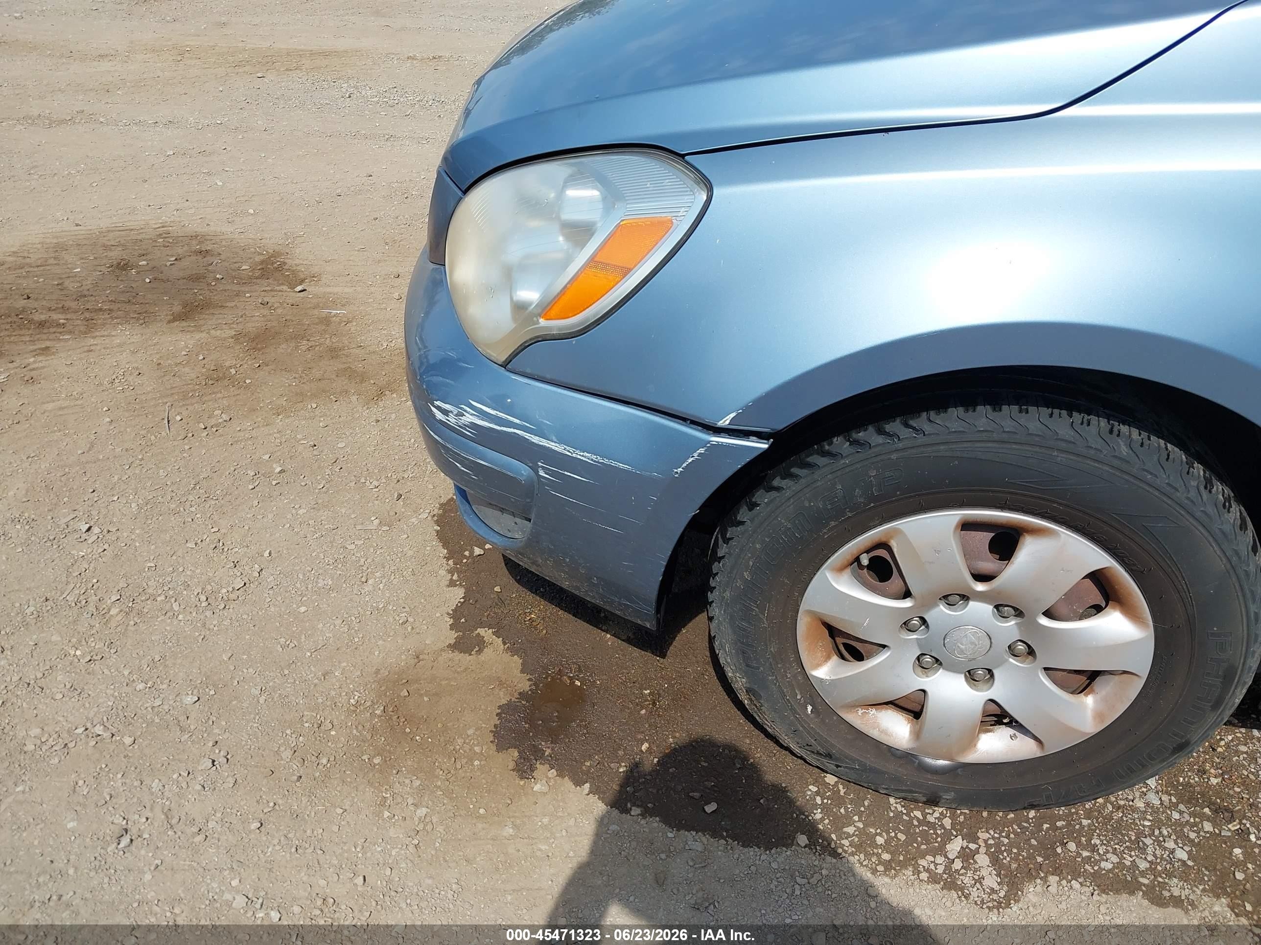 2007 Hyundai Entourage Gls/limited/se Light Blue vin: KNDMC233076024221