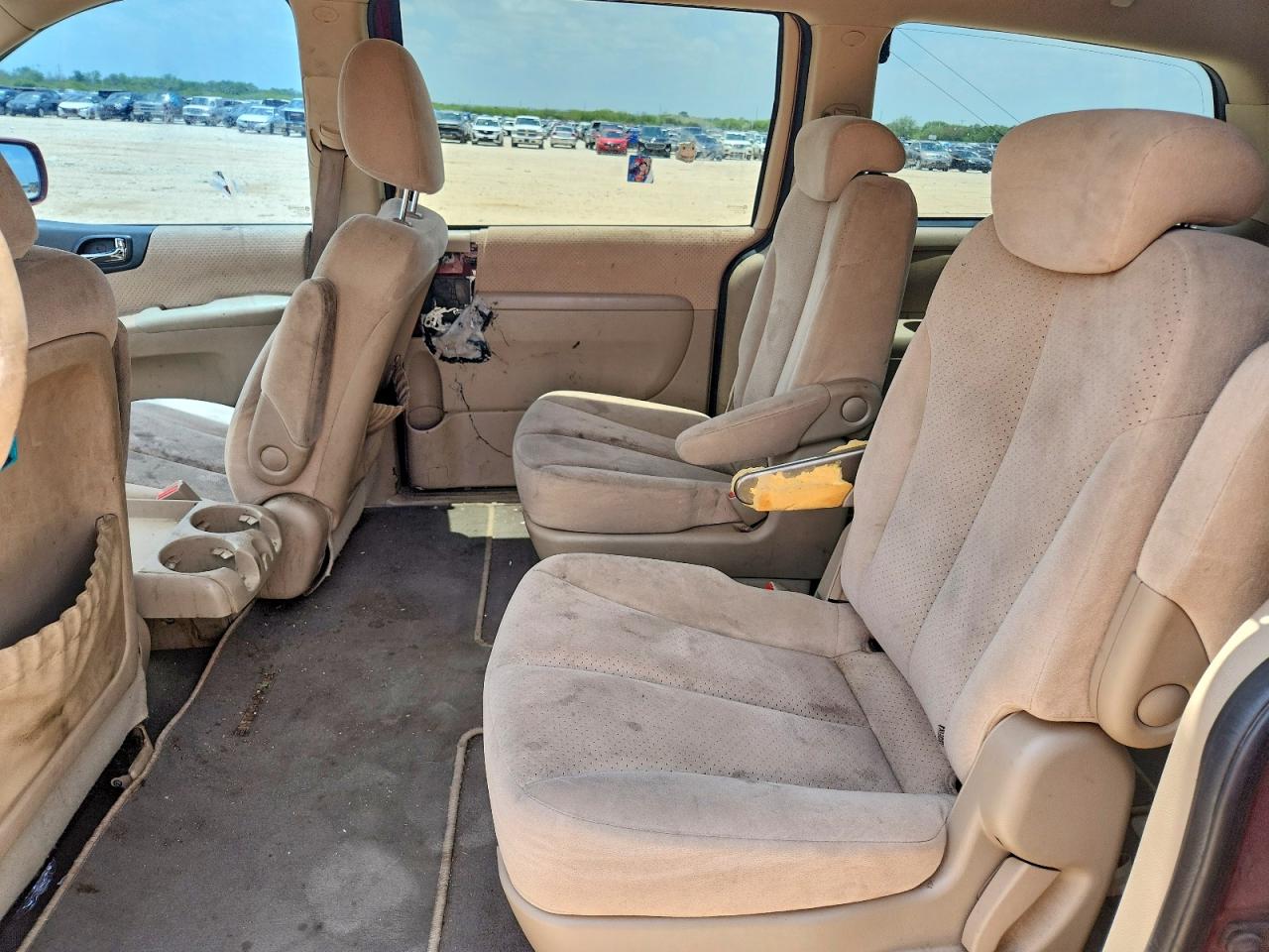 2008 Hyundai Entourage Gls Красный vin: KNDMC233086054840