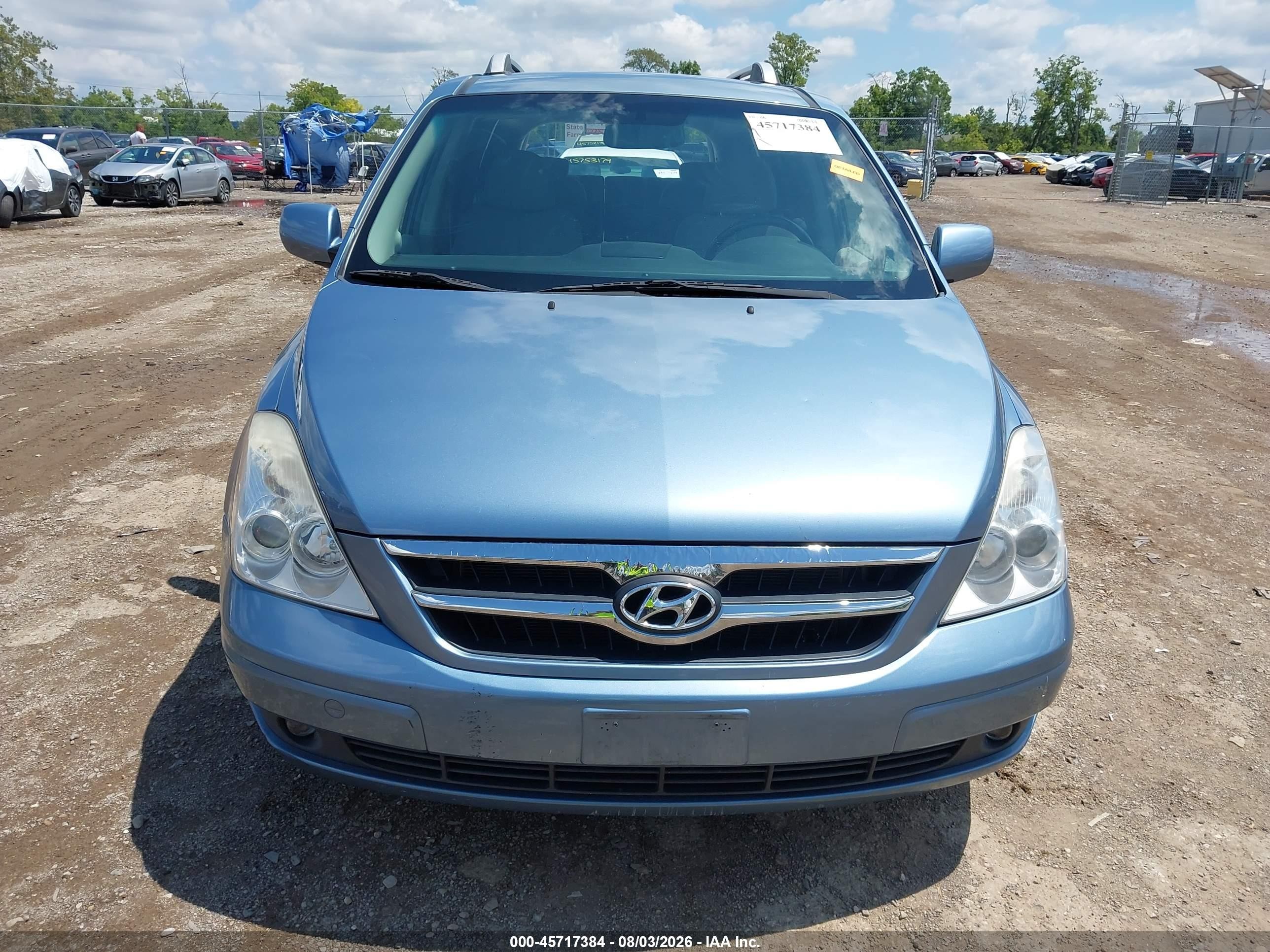 2007 Hyundai Entourage Gls/limited/se Light Blue vin: KNDMC233176021246