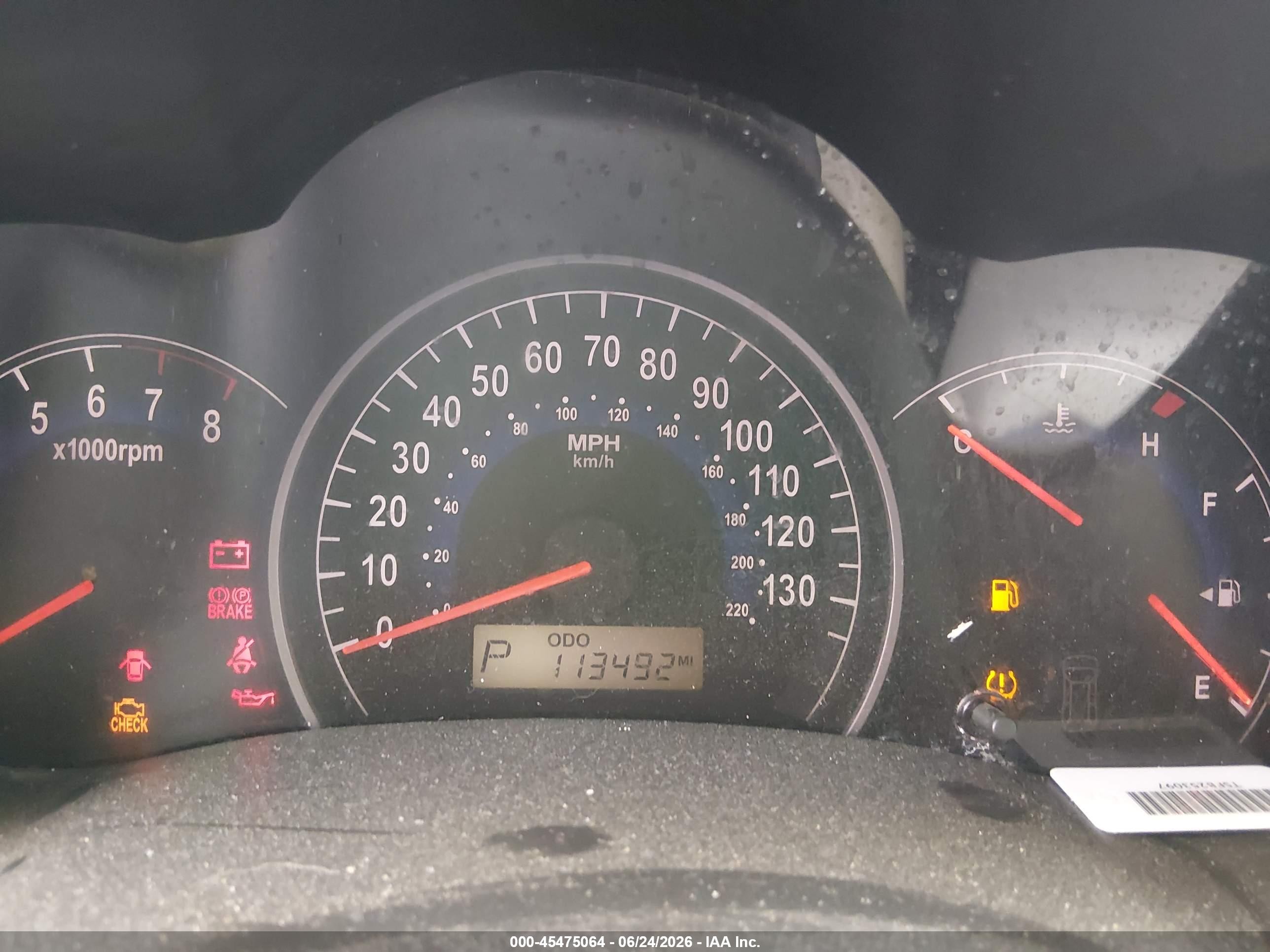 2007 Hyundai Entourage Gls/limited/se Silver vin: KNDMC233176026947