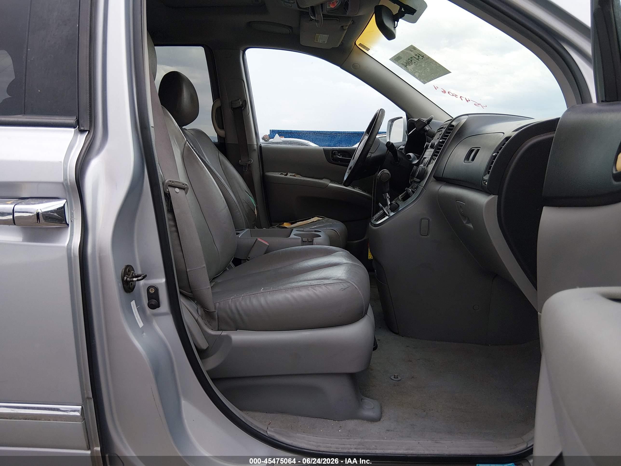 2007 Hyundai Entourage Gls/limited/se Silver vin: KNDMC233176026947