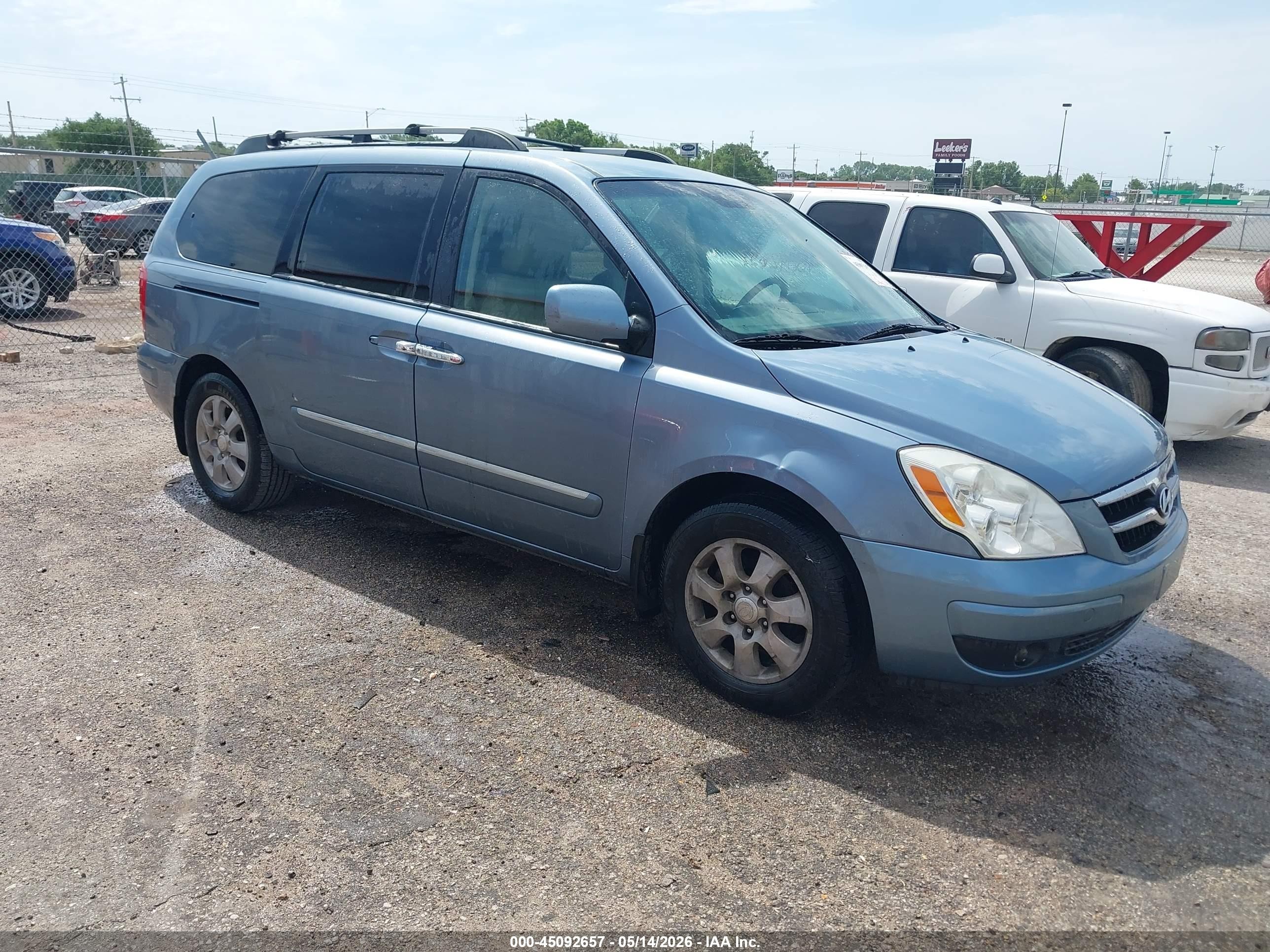 2008 Hyundai Entourage Gls/limited Light Blue vin: KNDMC233186056693