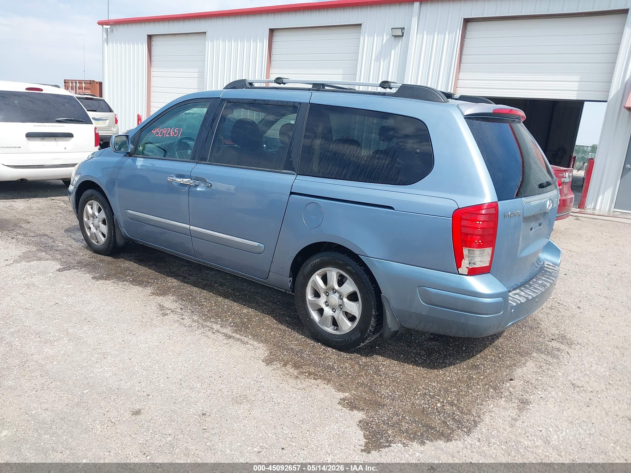 2008 Hyundai Entourage Gls/limited Light Blue vin: KNDMC233186056693