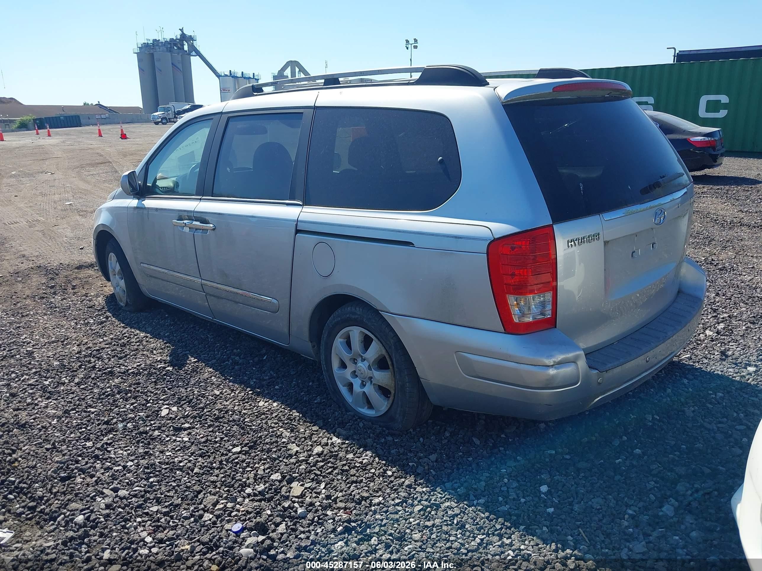 2007 Hyundai Entourage Gls/limited/se Gray vin: KNDMC233376014640
