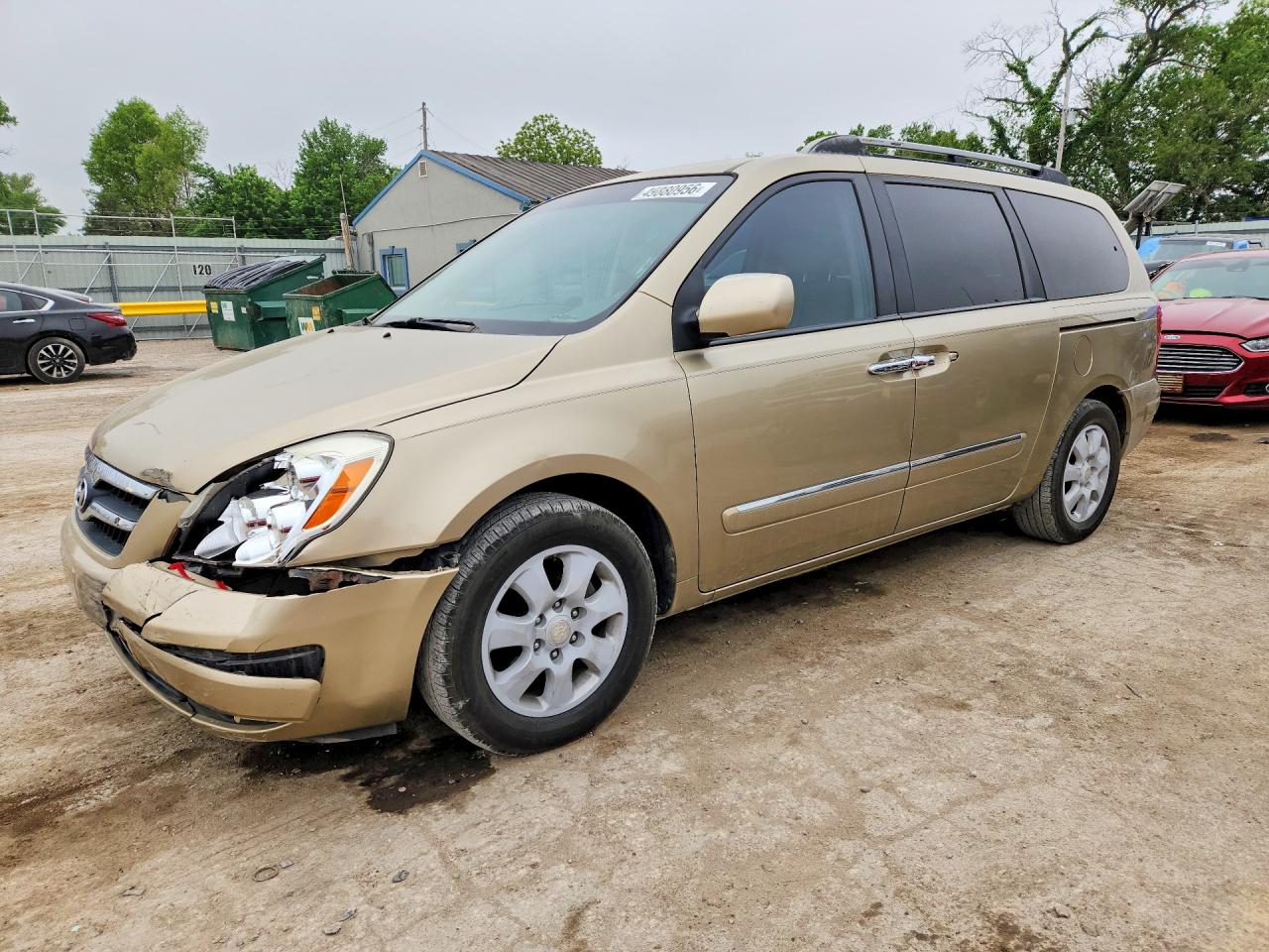 2007 Hyundai Entourage Gls Gold vin: KNDMC233376031454