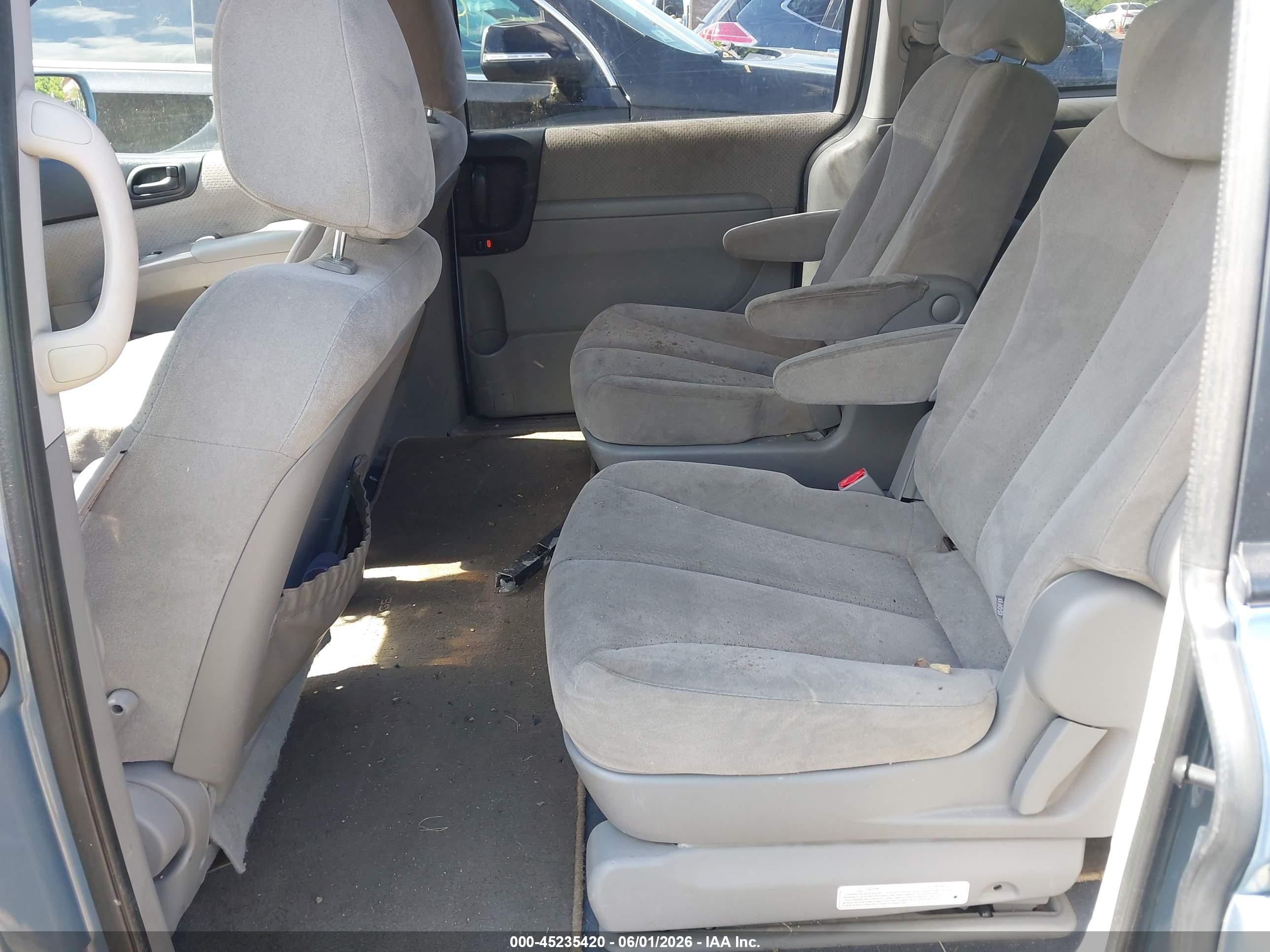 2008 Hyundai Entourage Gls/limited Light Blue vin: KNDMC233386044643