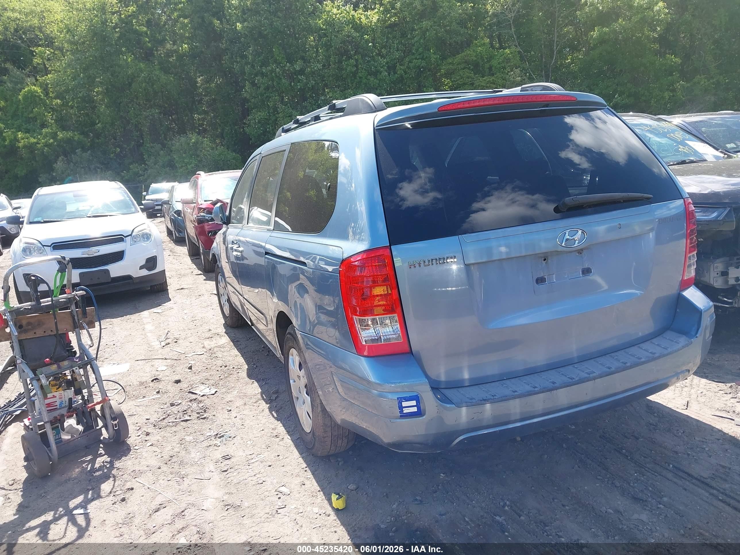 2008 Hyundai Entourage Gls/limited Light Blue vin: KNDMC233386044643
