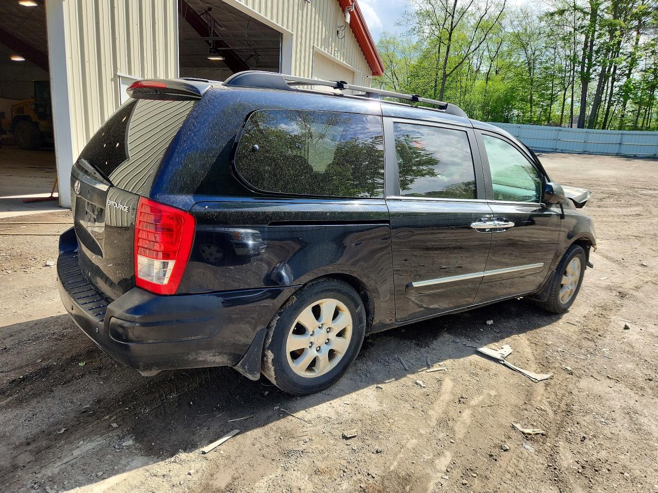 2008 Hyundai Entourage Gls Black vin: KNDMC233386047655