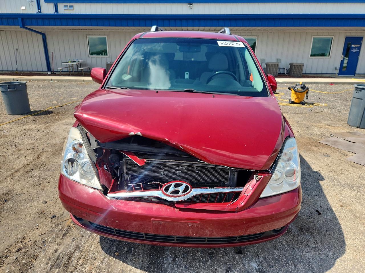 2007 Hyundai Entourage Gls Red vin: KNDMC233476015506
