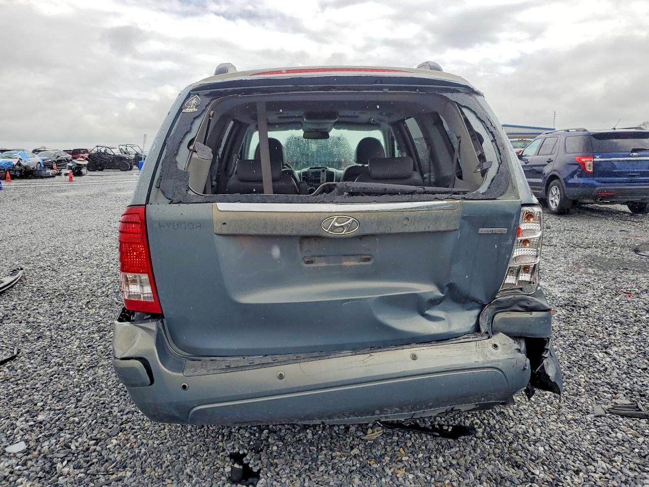 2007 Hyundai Entourage Gls Blue vin: KNDMC233476041863