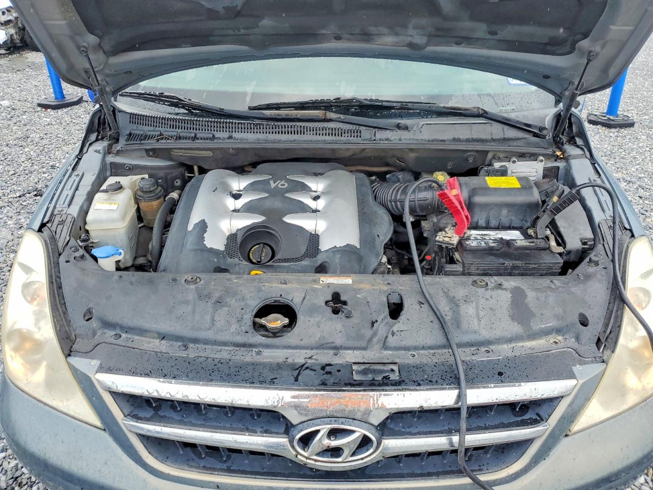 2007 Hyundai Entourage Gls Blue vin: KNDMC233476041863