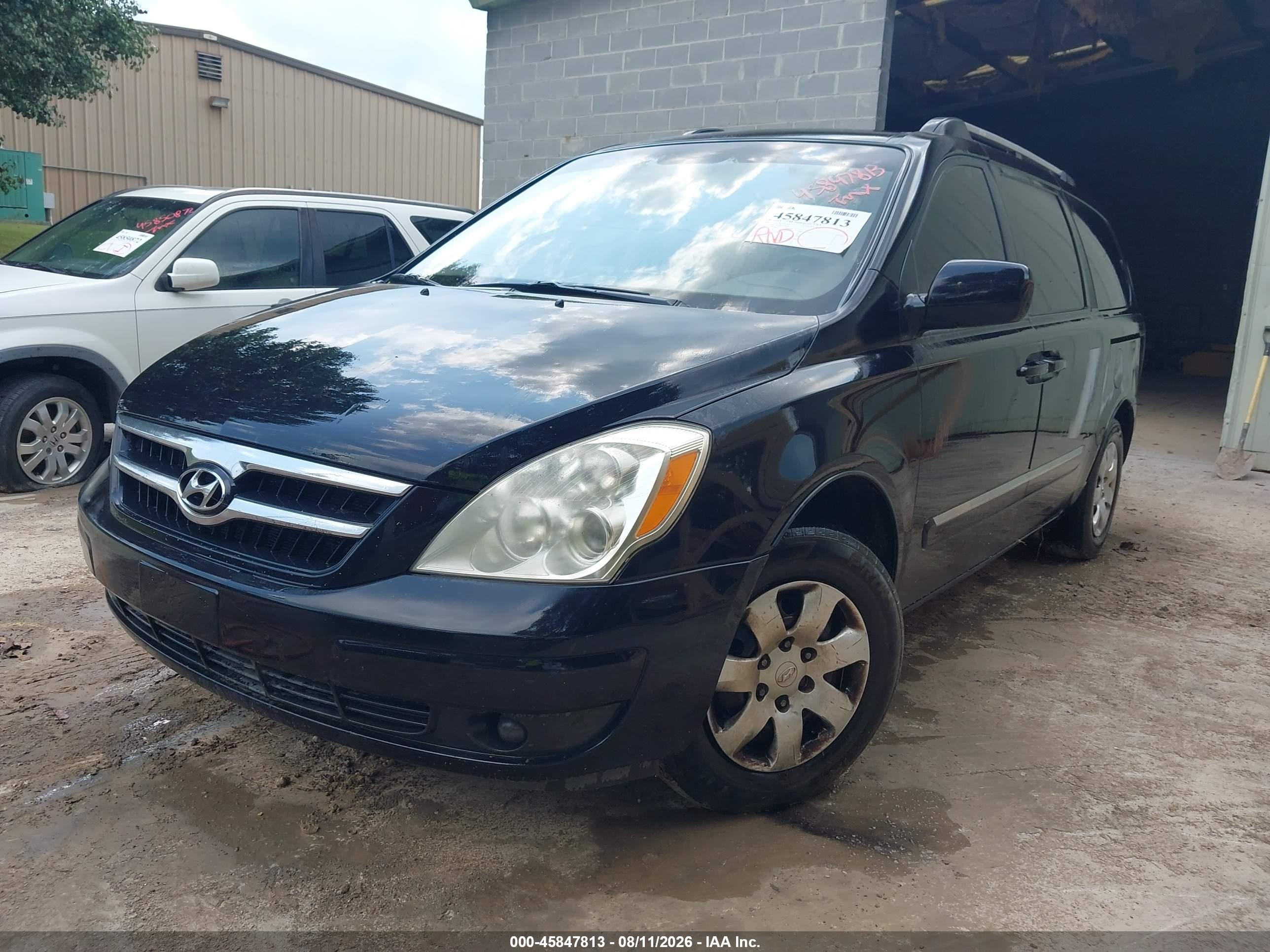2008 Hyundai Entourage Gls/limited Black vin: KNDMC233486045929