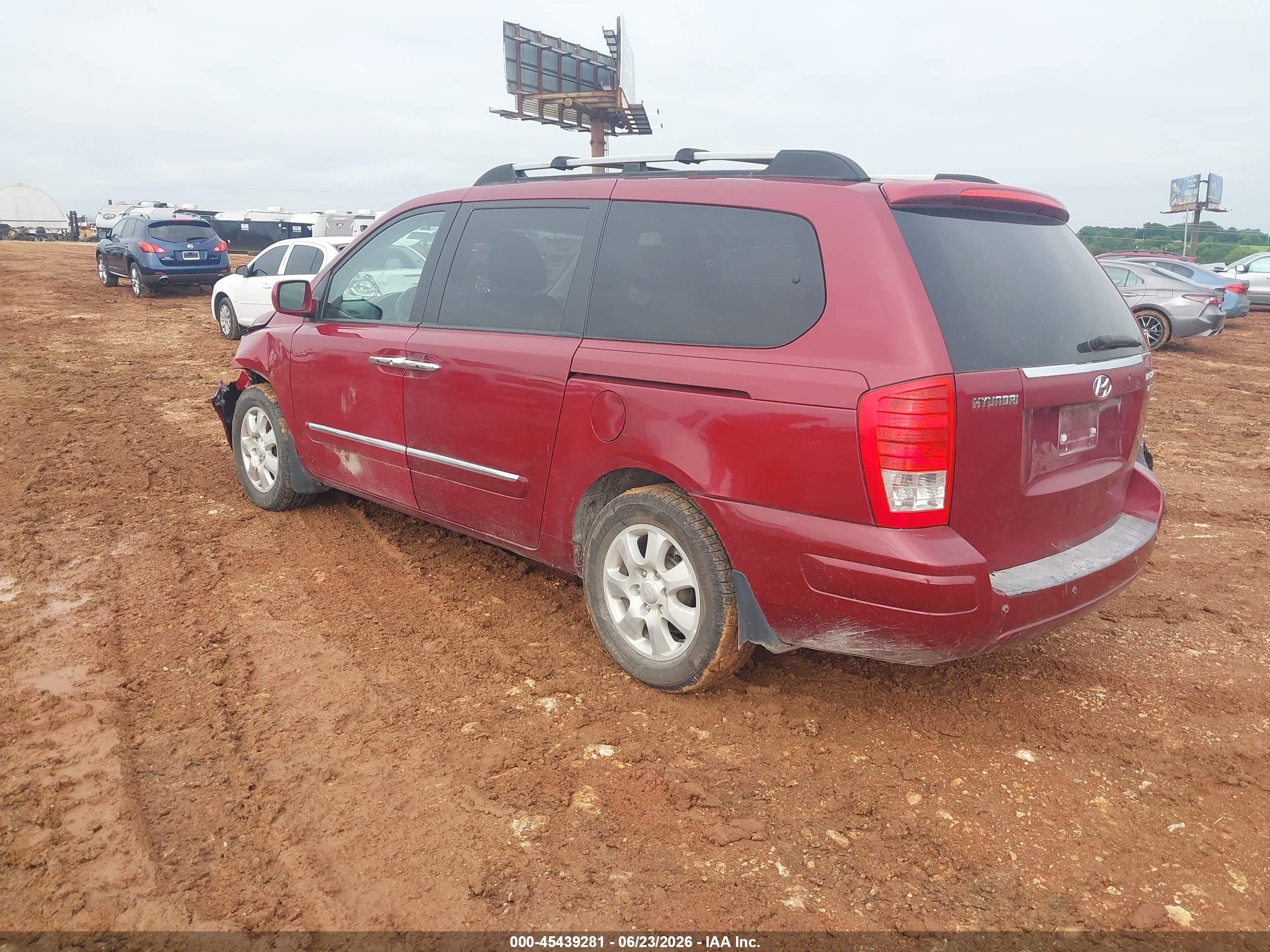 2008 Hyundai Entourage Gls/limited Красный vin: KNDMC233486048538
