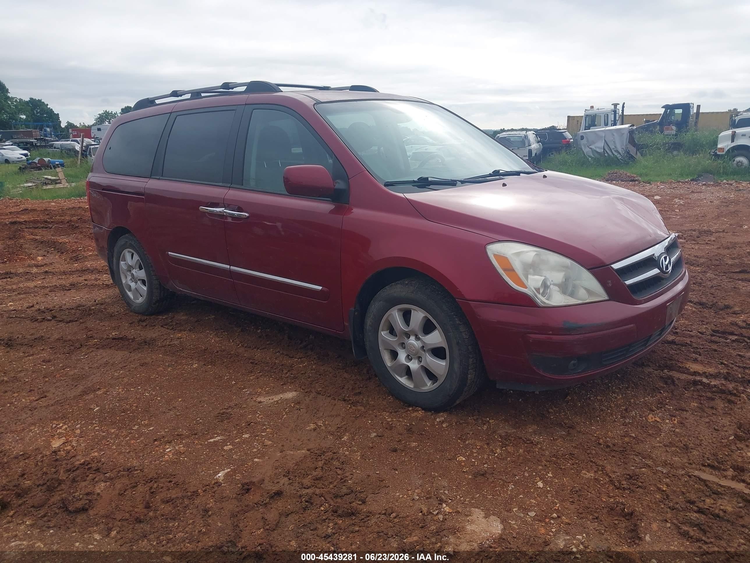 2008 Hyundai Entourage Gls/limited Красный vin: KNDMC233486048538