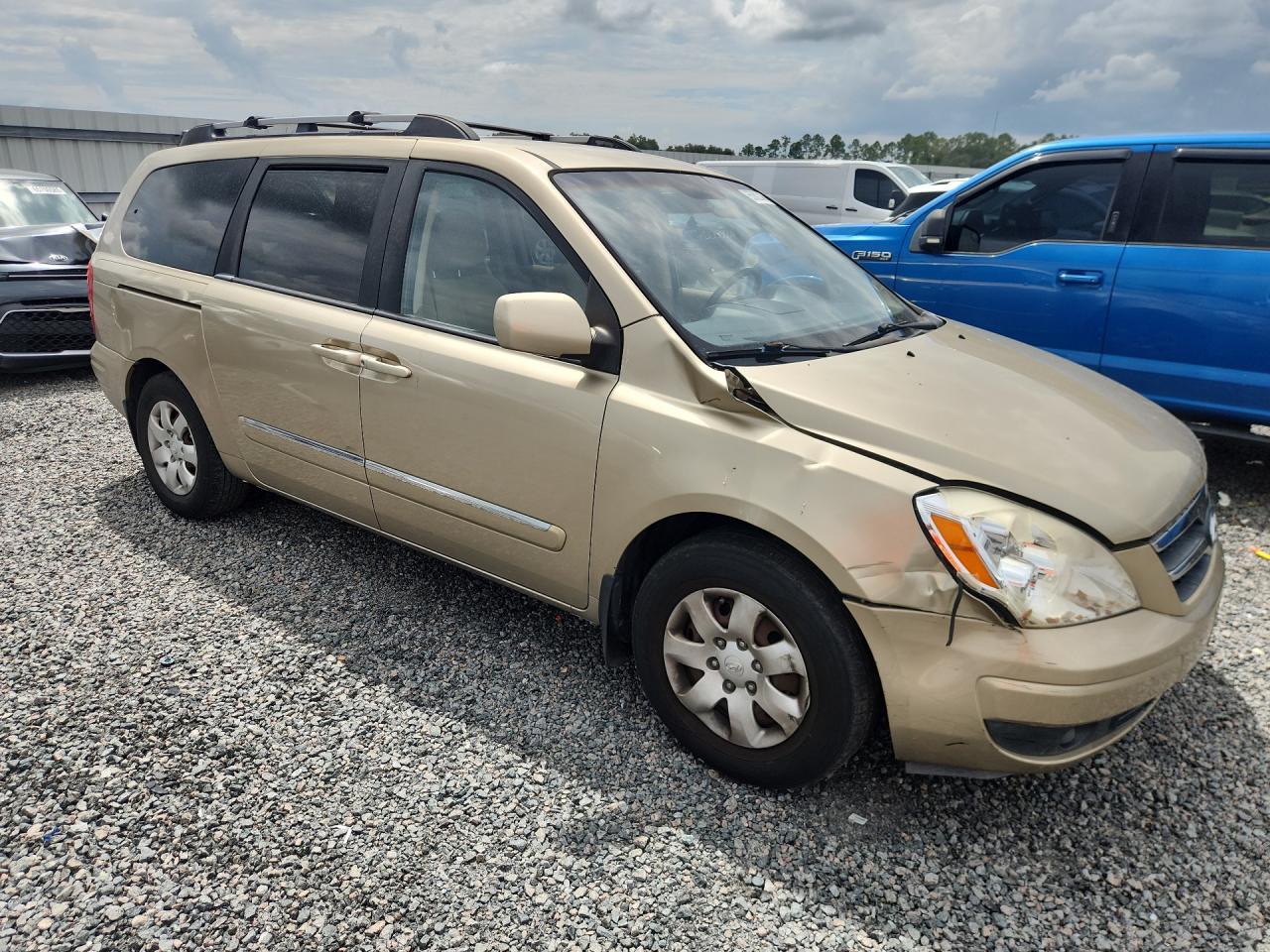 2008 Hyundai Entourage Gls Золотой vin: KNDMC233486056350