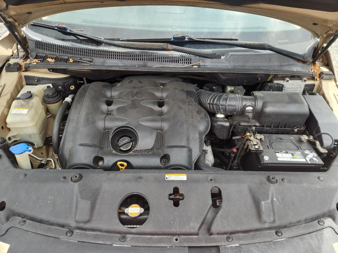 2008 Hyundai Entourage Gls Золотой vin: KNDMC233486056350