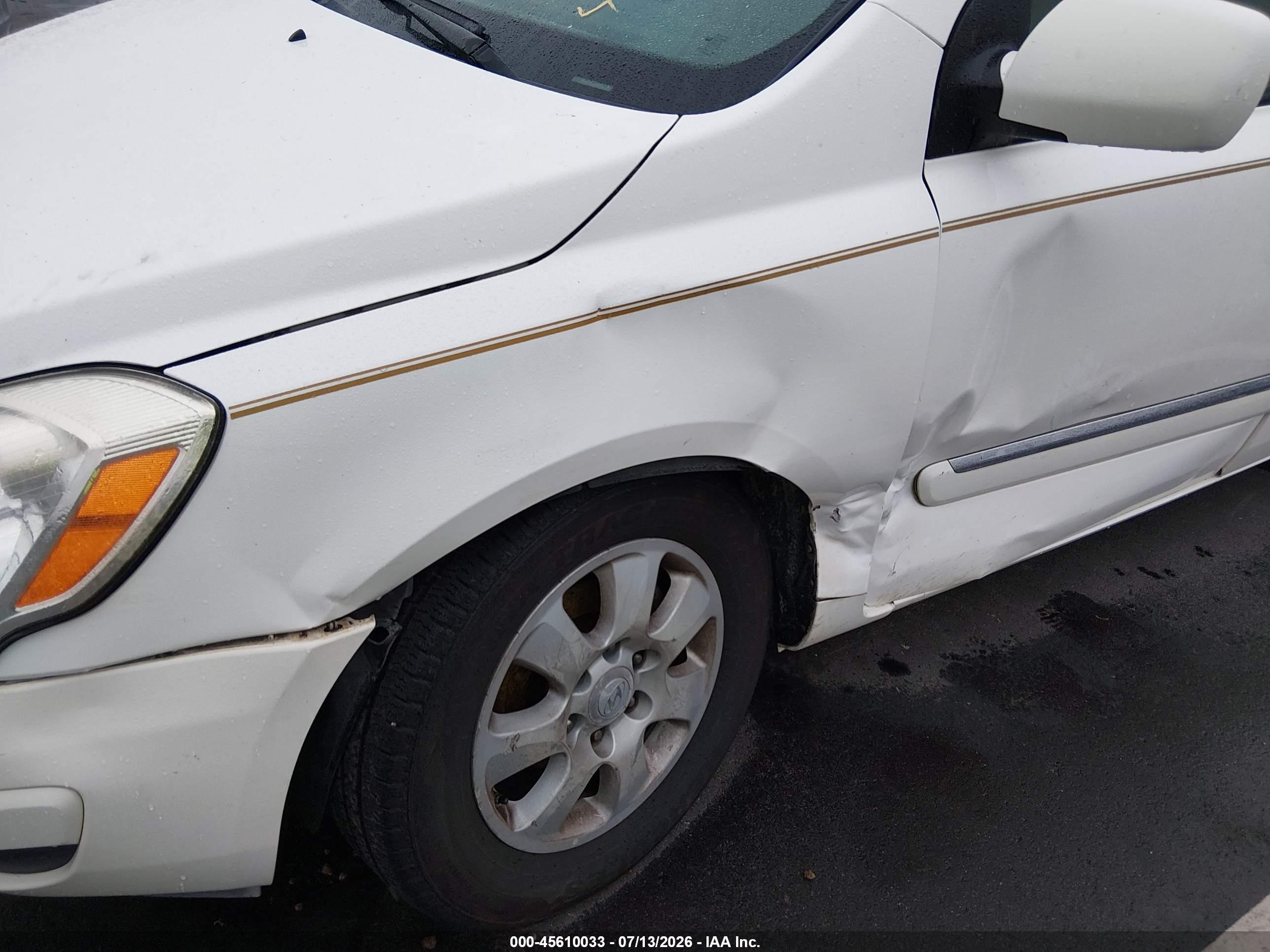 2007 Hyundai Entourage Gls/limited/se White vin: KNDMC233576033027