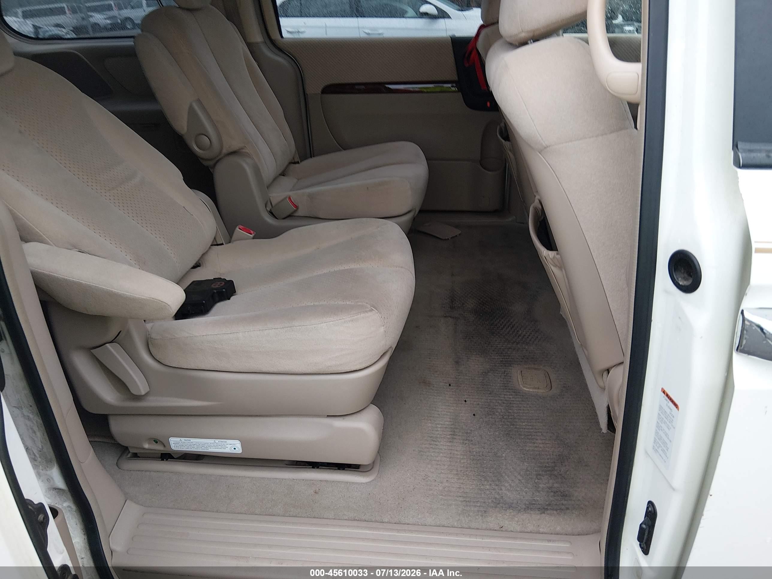 2007 Hyundai Entourage Gls/limited/se White vin: KNDMC233576033027