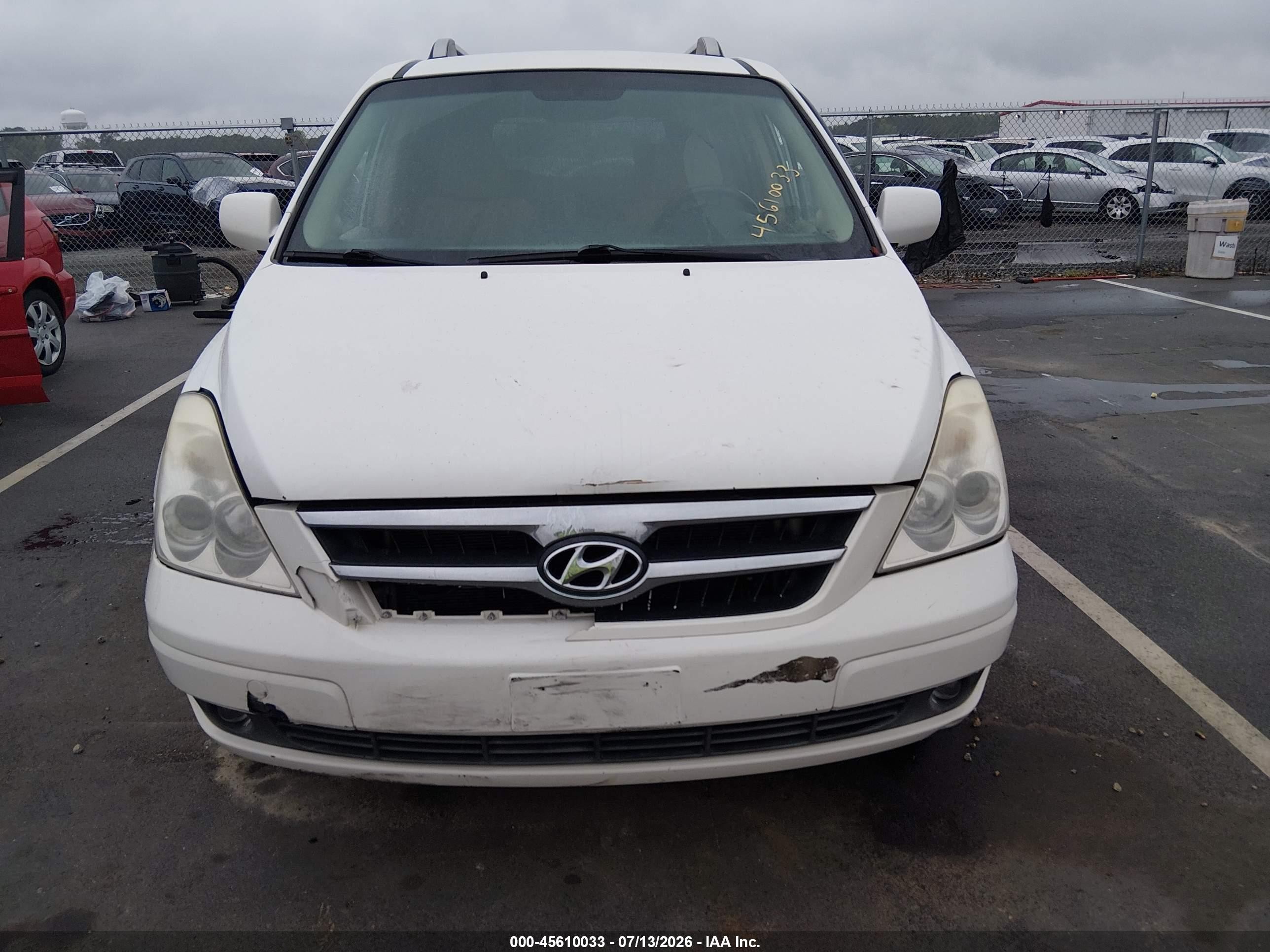 2007 Hyundai Entourage Gls/limited/se White vin: KNDMC233576033027