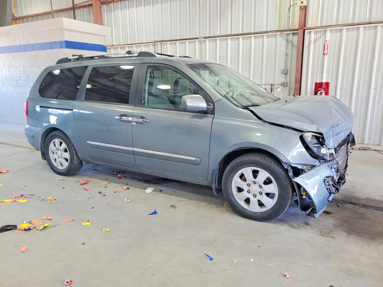 2007 Hyundai Entourage Gls Gray vin: KNDMC233576036784