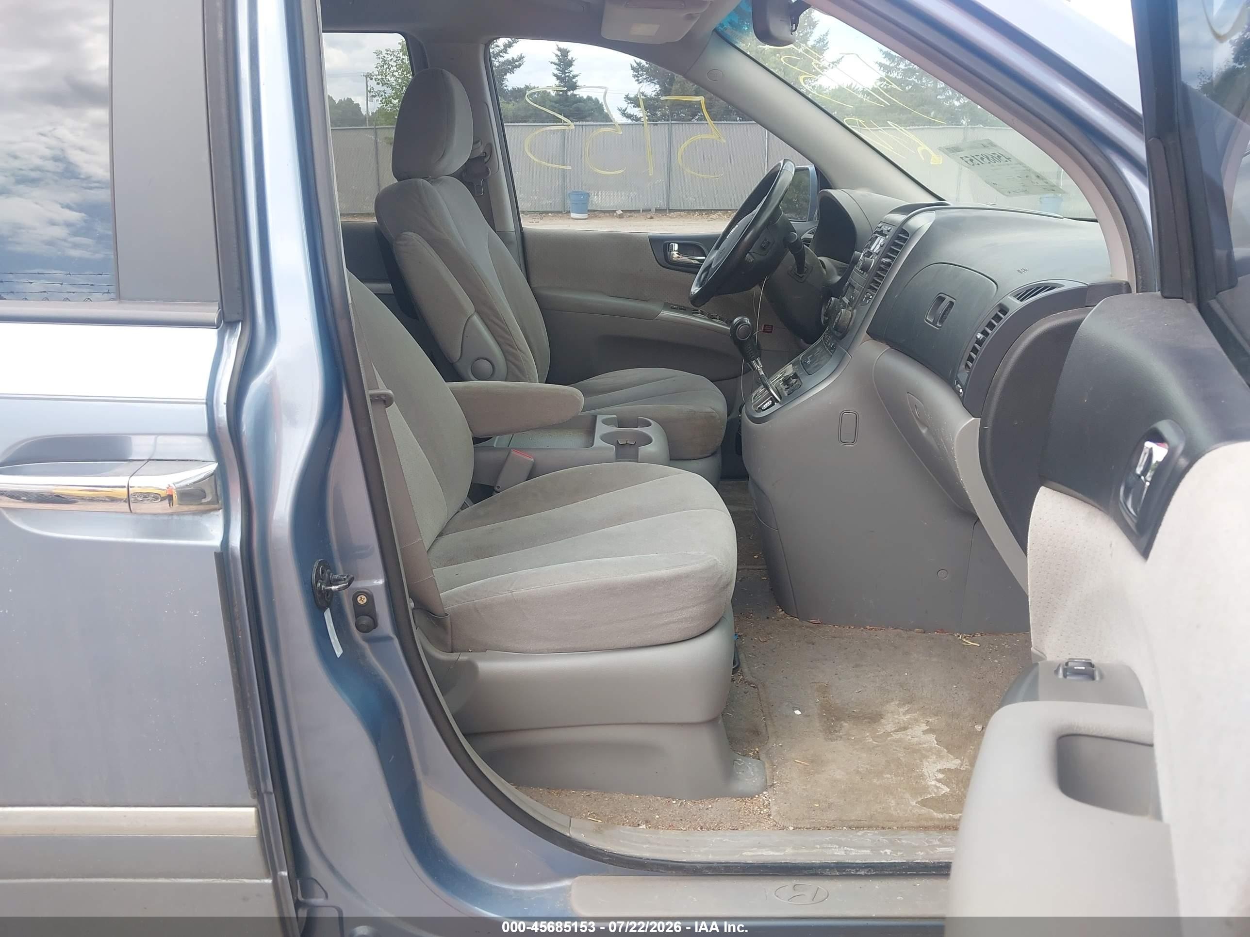 2007 Hyundai Entourage Gls/limited/se Blue vin: KNDMC233576037658