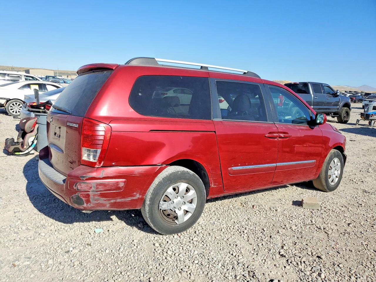 2007 Hyundai Entourage Gls Бордовый vin: KNDMC233576042326
