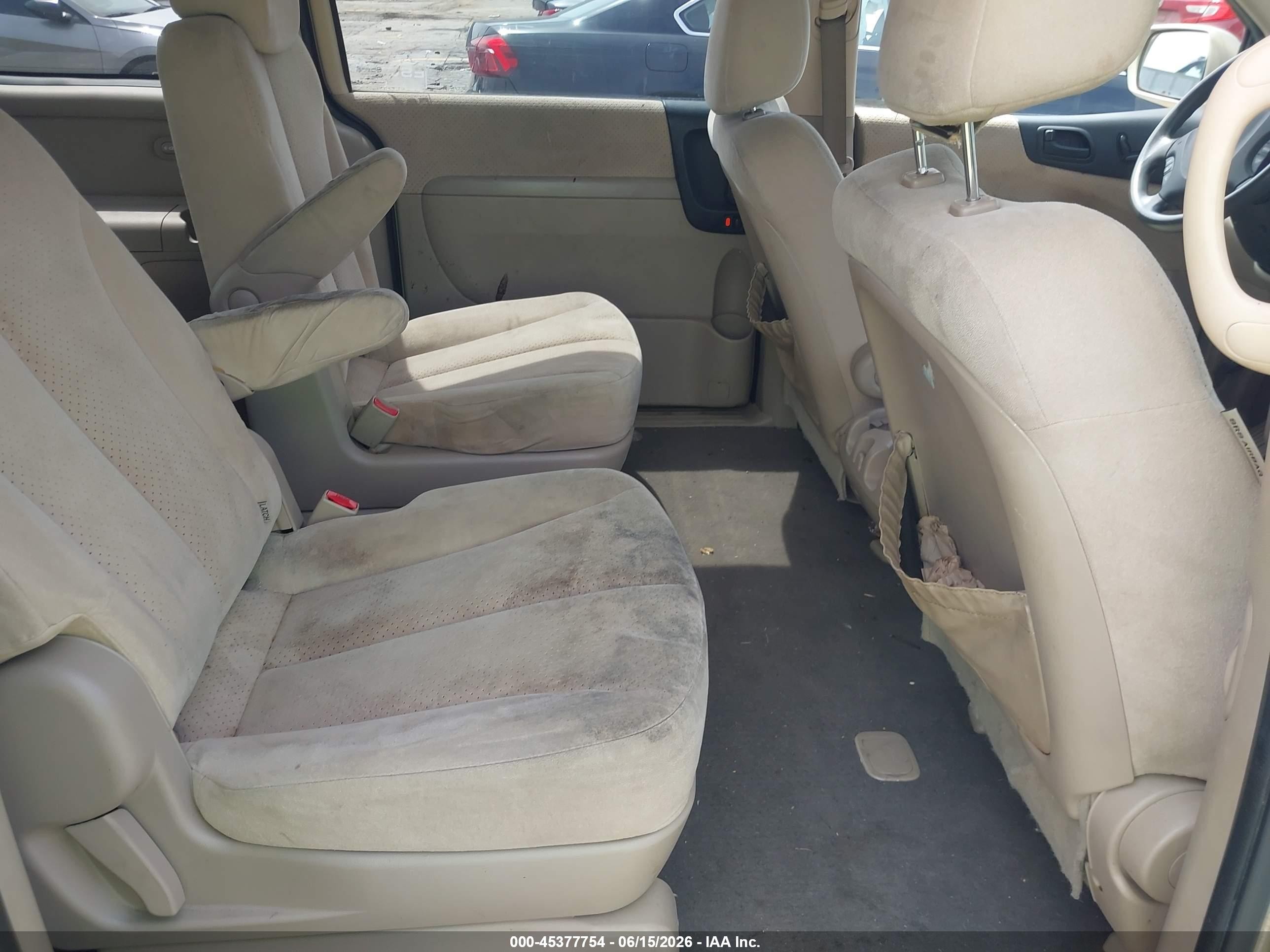 2008 Hyundai Entourage Gls/limited Gold vin: KNDMC233586051092